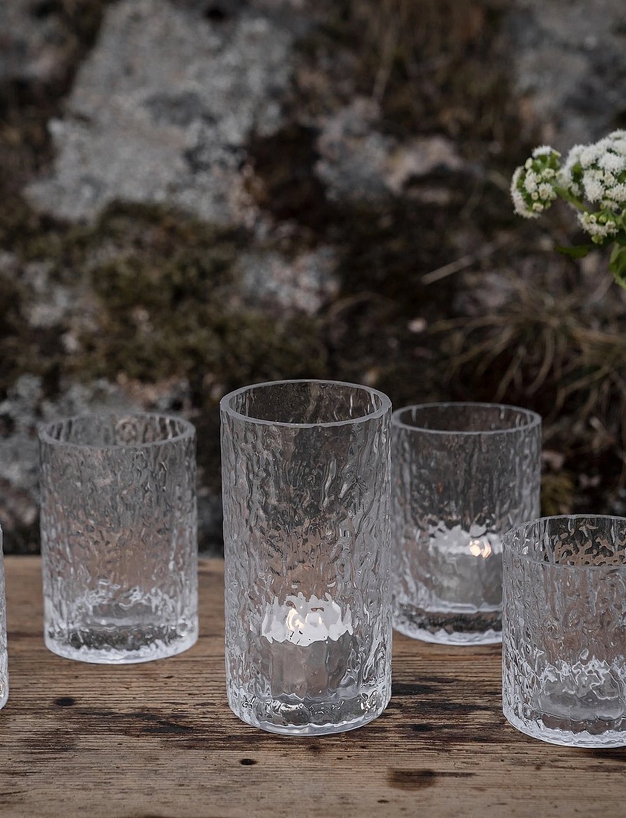 ERNST - Vase/Candleholder - teelichthalter - clear - 3