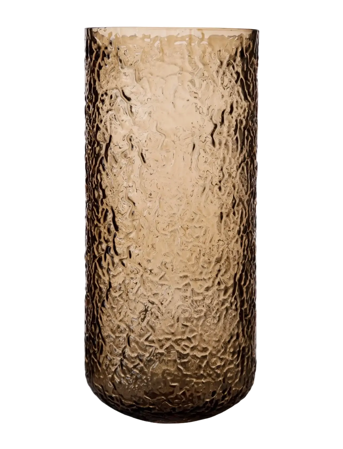 ERNST Candleholder/Vase - Lykter - AMBER / brown