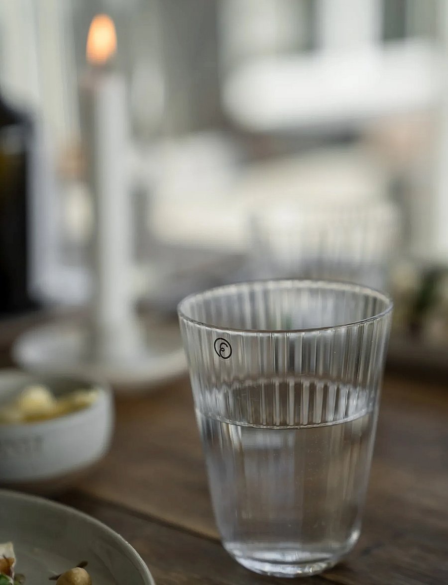 ERNST - Drinking glass 4-pack - trinkgläser - clear - 0