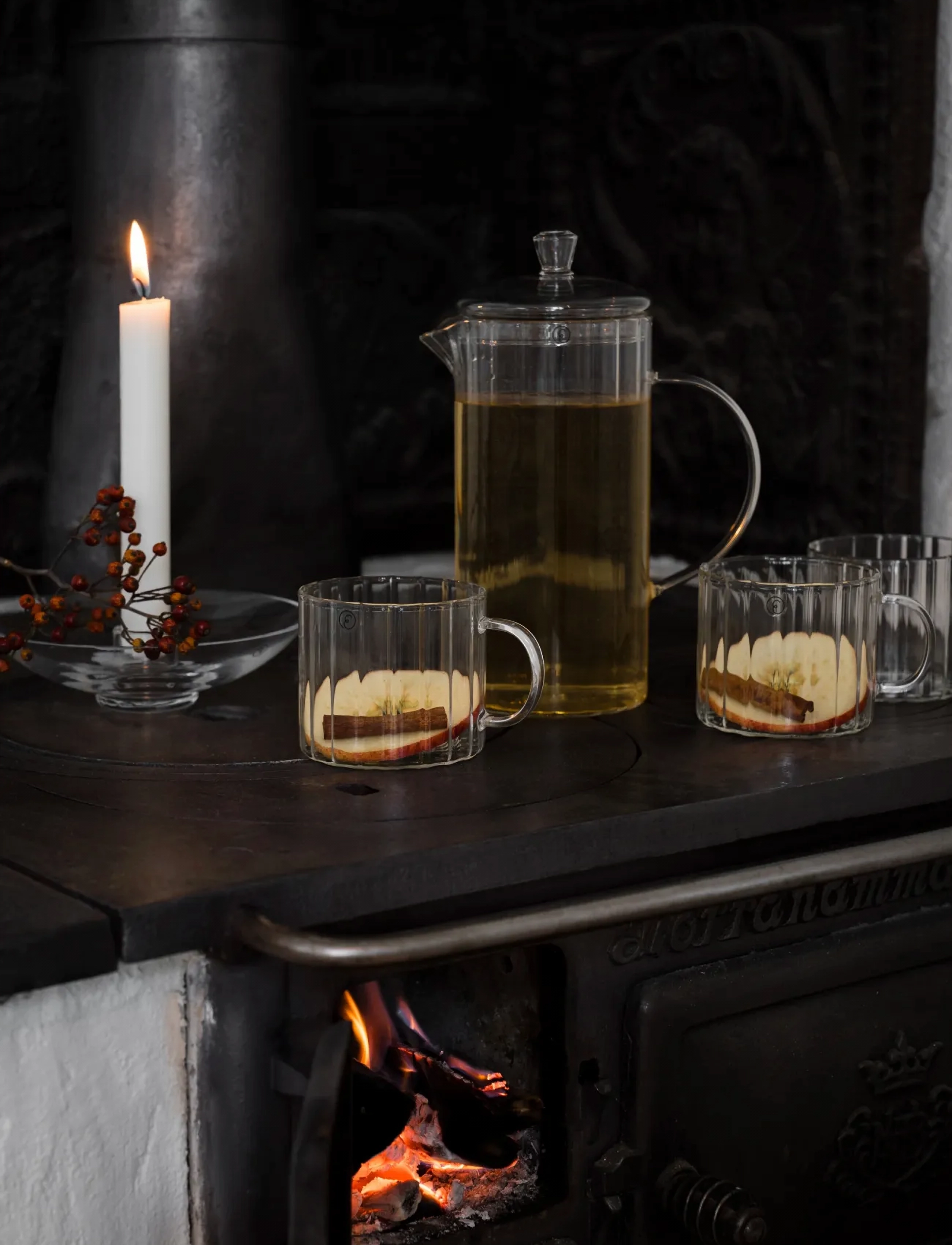 ERNST - Glass hot drinks rifled - clear - 0