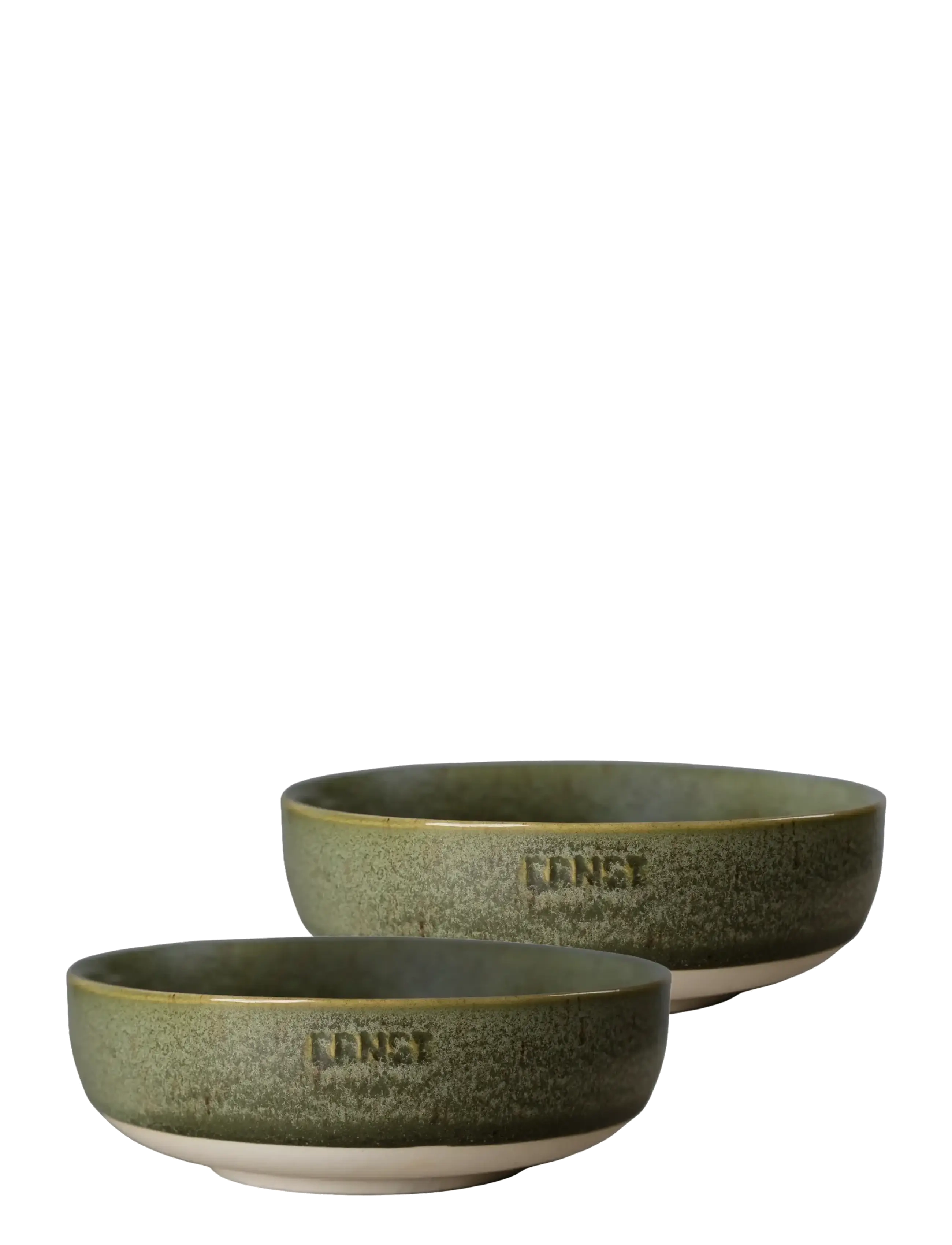 ERNST Bowl 2-pack - Lauanõud - GREEN/NATURAL / green