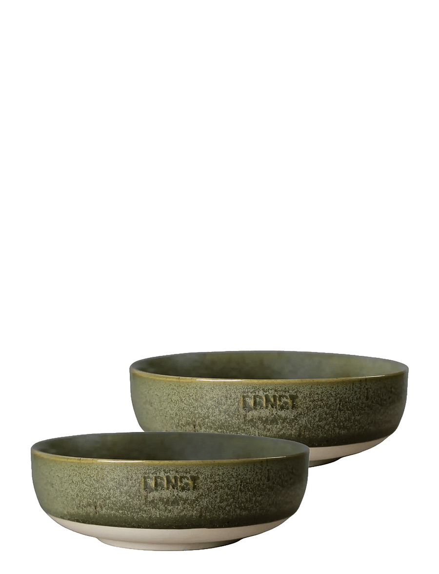 ERNST - Bowl 2-pack - serveerimisnõud - green/natural - 1