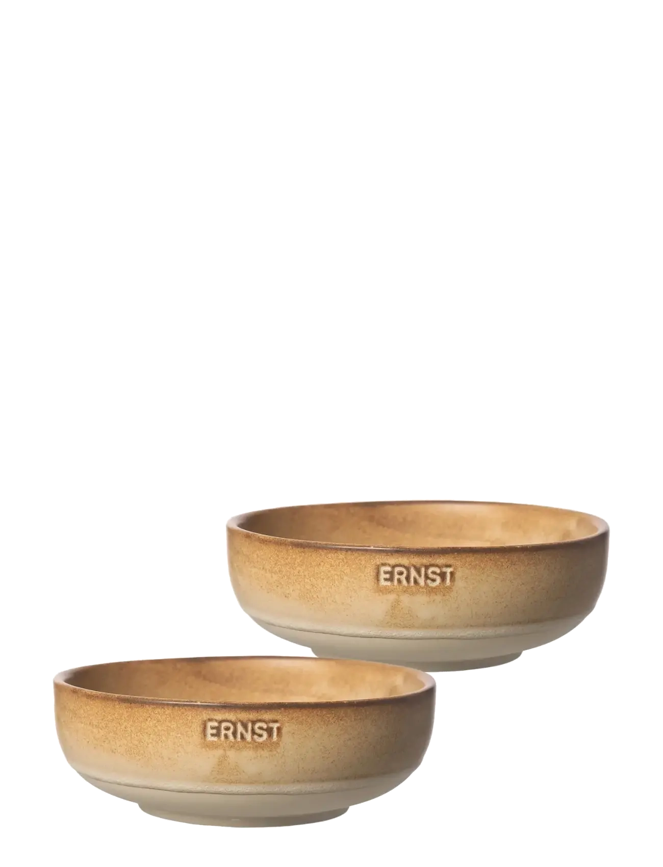 ERNST Bowl 2-Pack, Serving Skål, Beige, Str: Ø 14 CM