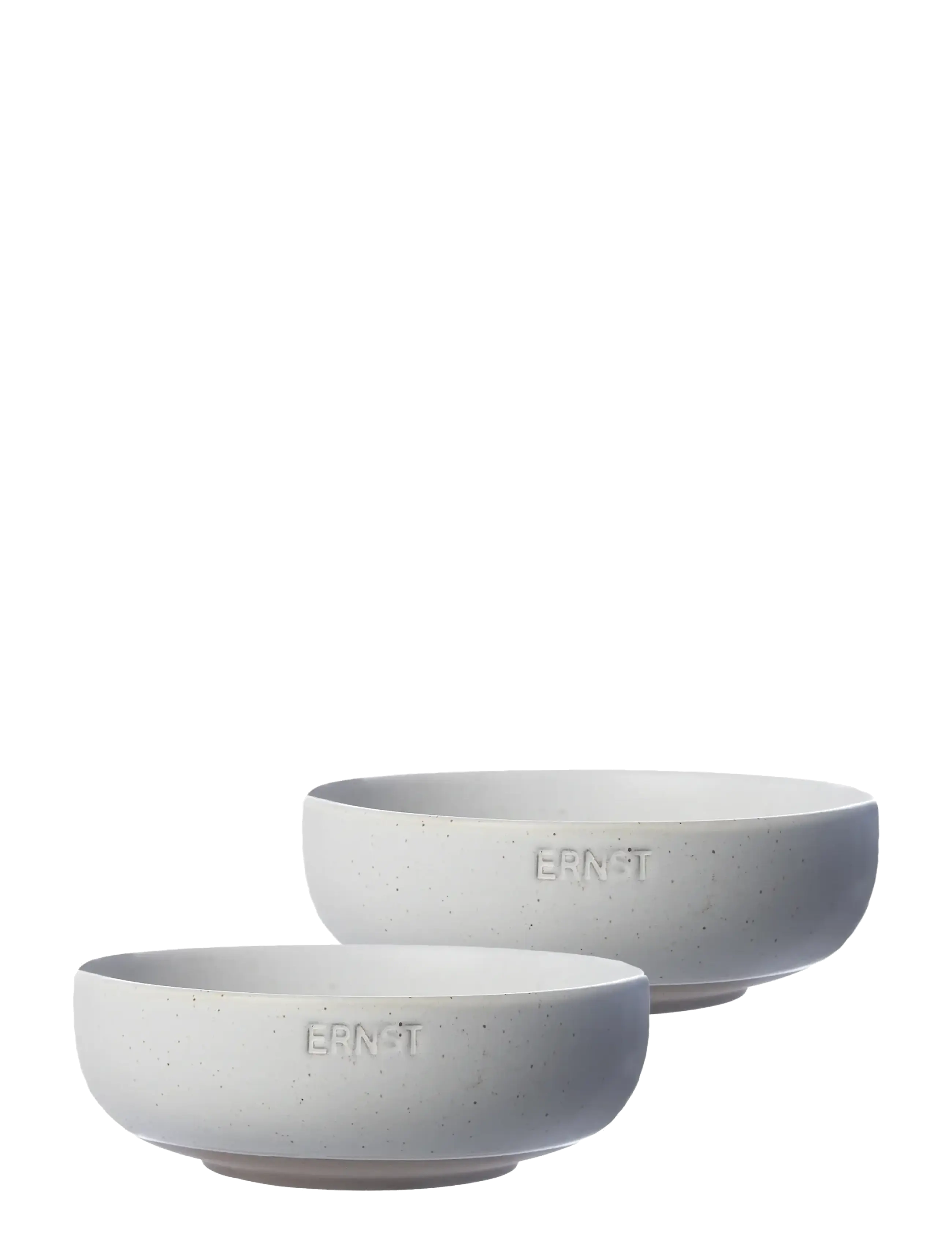 ERNST Bowl 2-Pack, Serving Skål, Hvid, Str: Ø 14 CM
