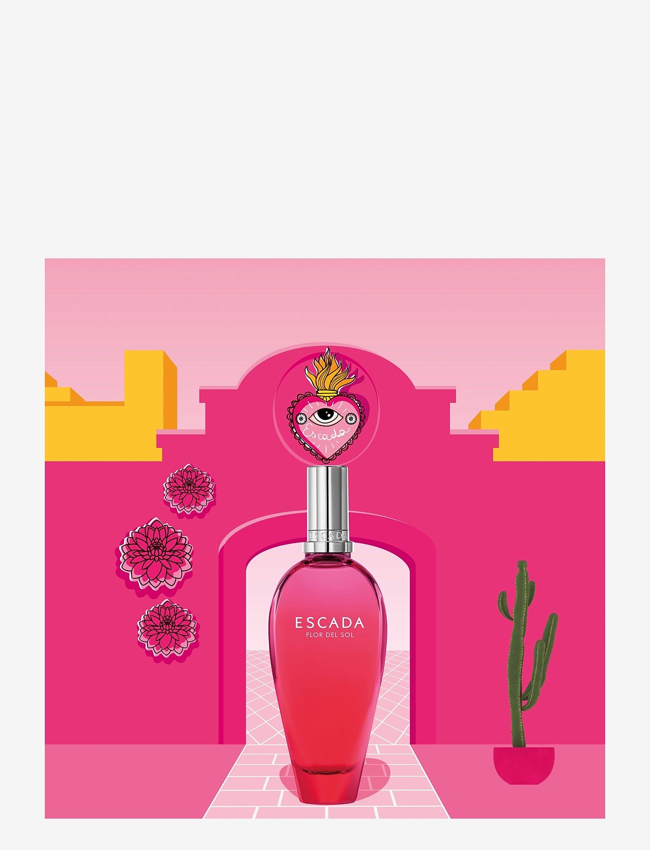 Escada - Escada Flor Del Sol Eau de toilette 50 ML - matkakoot ja -pakkaukset - clear - 5