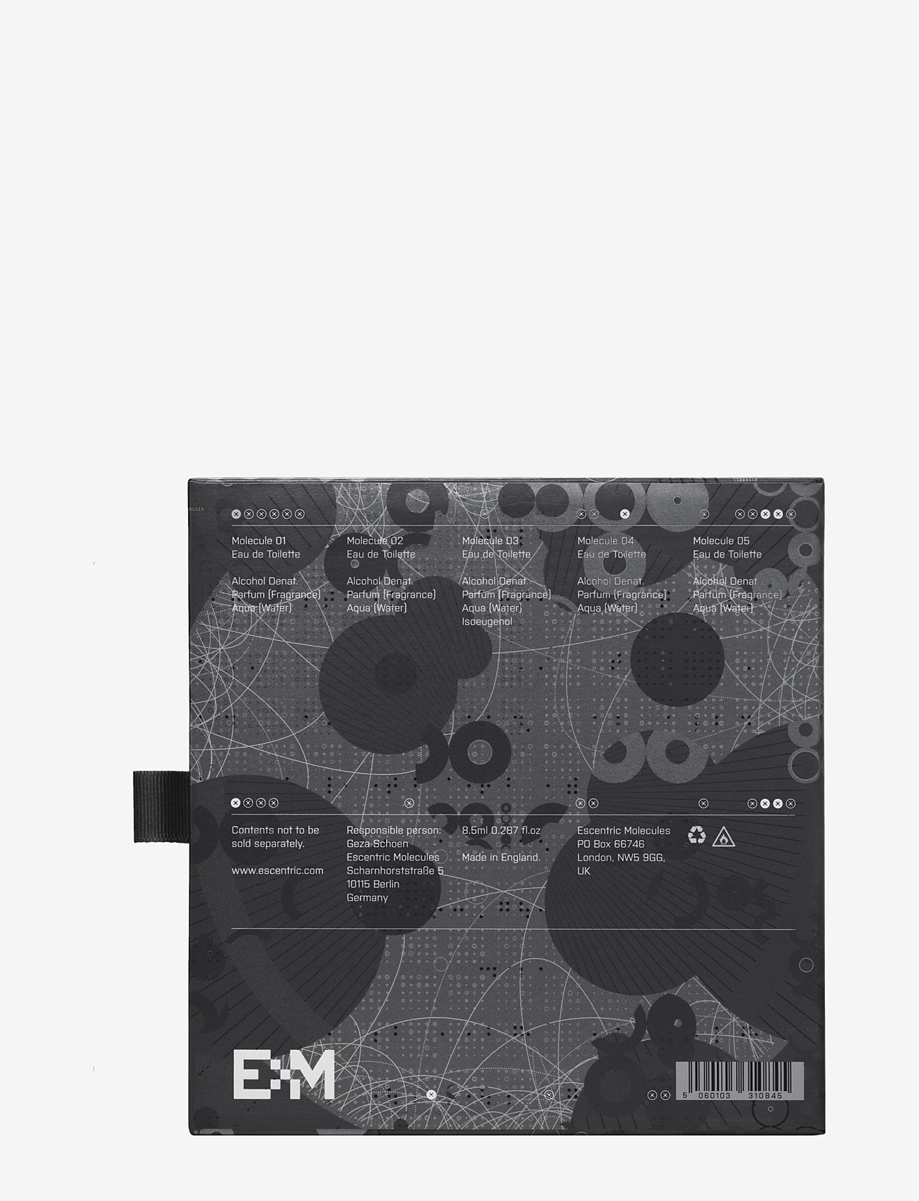 Escentric Molecules - MOLECULE 01 - 05 8.5 ML DISCOVERY SET - unisex - clear - 2