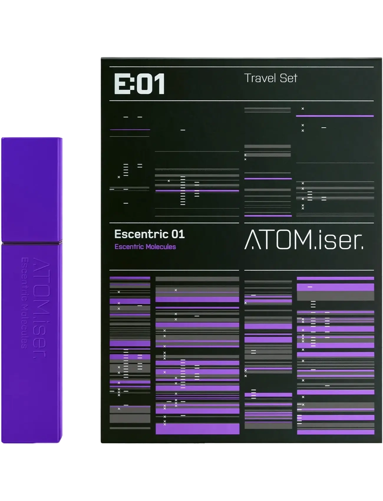 Escentric 01 Atom.iser Set 3X 3