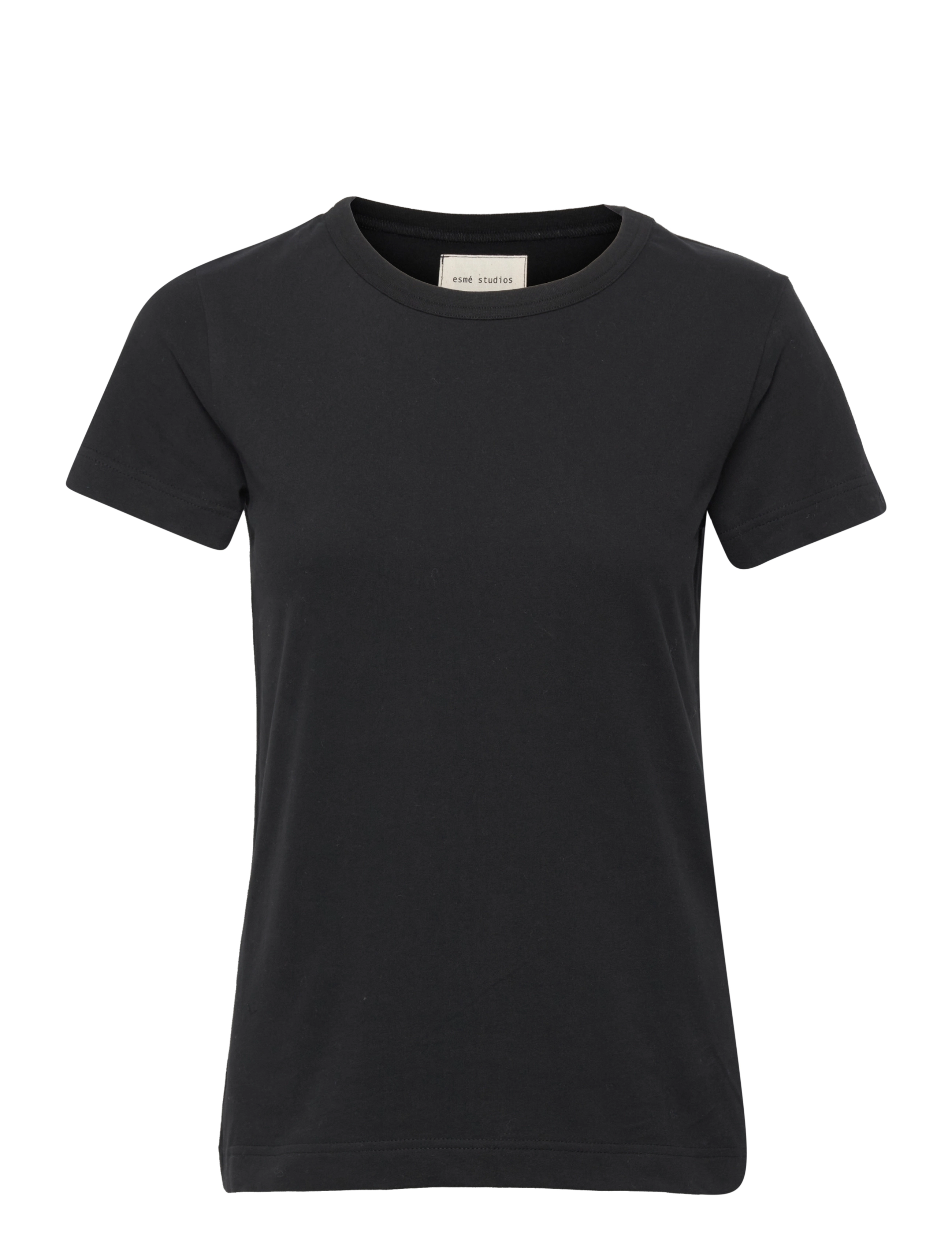 Esme Studios ESSigne T-shirt GOTS - Kläder - BLACK / black