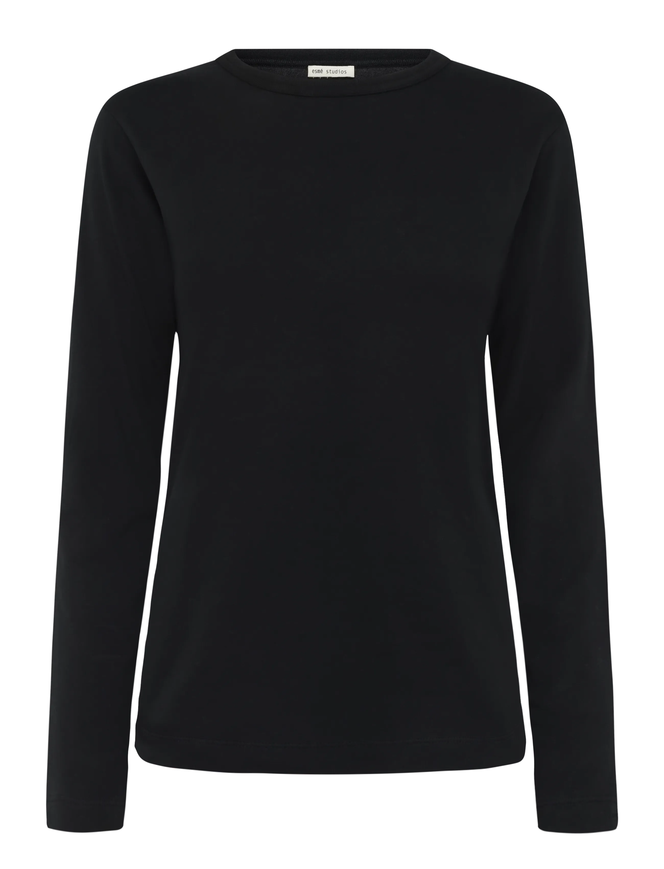 Esme Studios ESMaja T-shirt GOTS - T-shirts & tops - BLACK / black