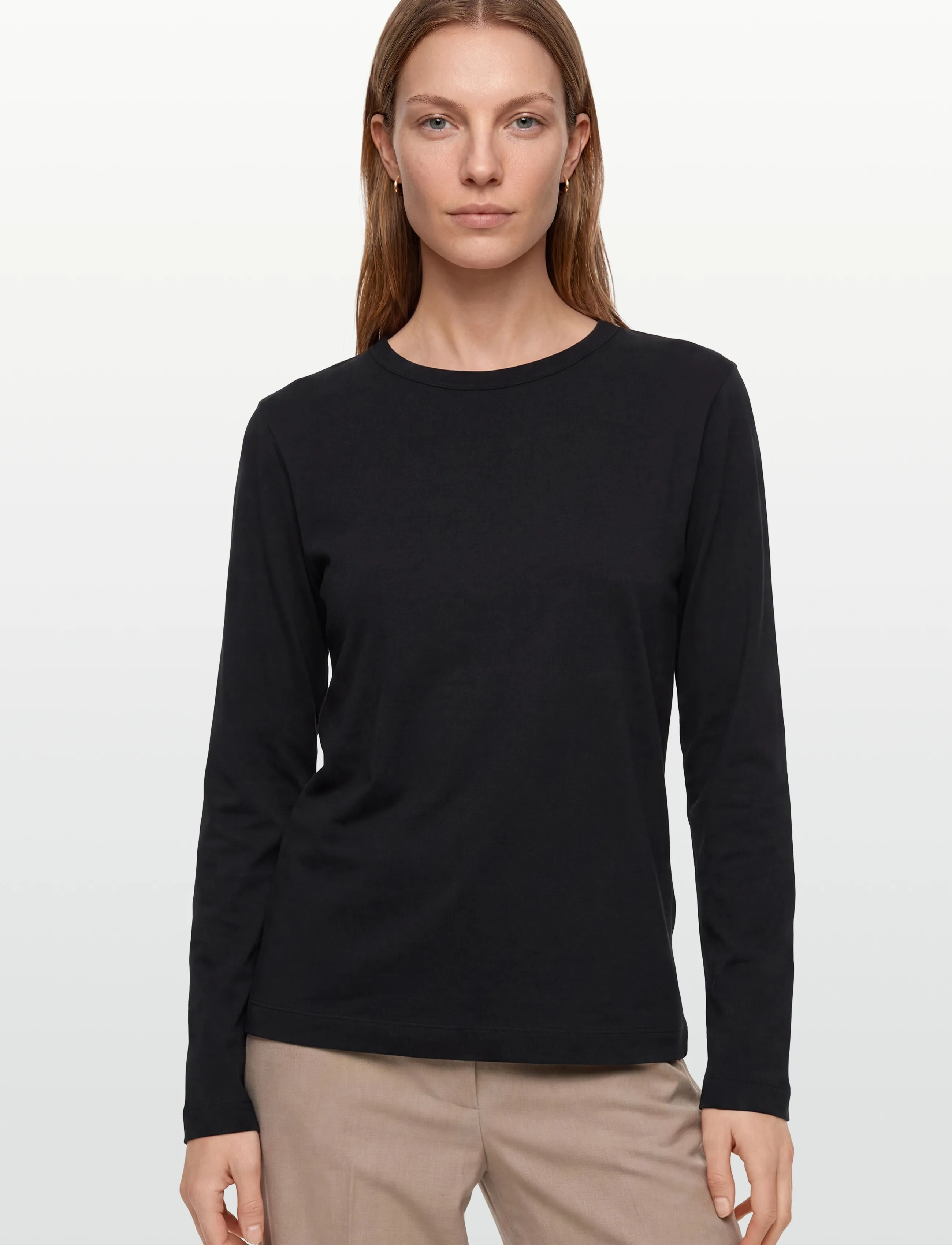 Esme Studios - ESMaja T-shirt GOTS - pikkade varrukatega alussärgid - black - 3