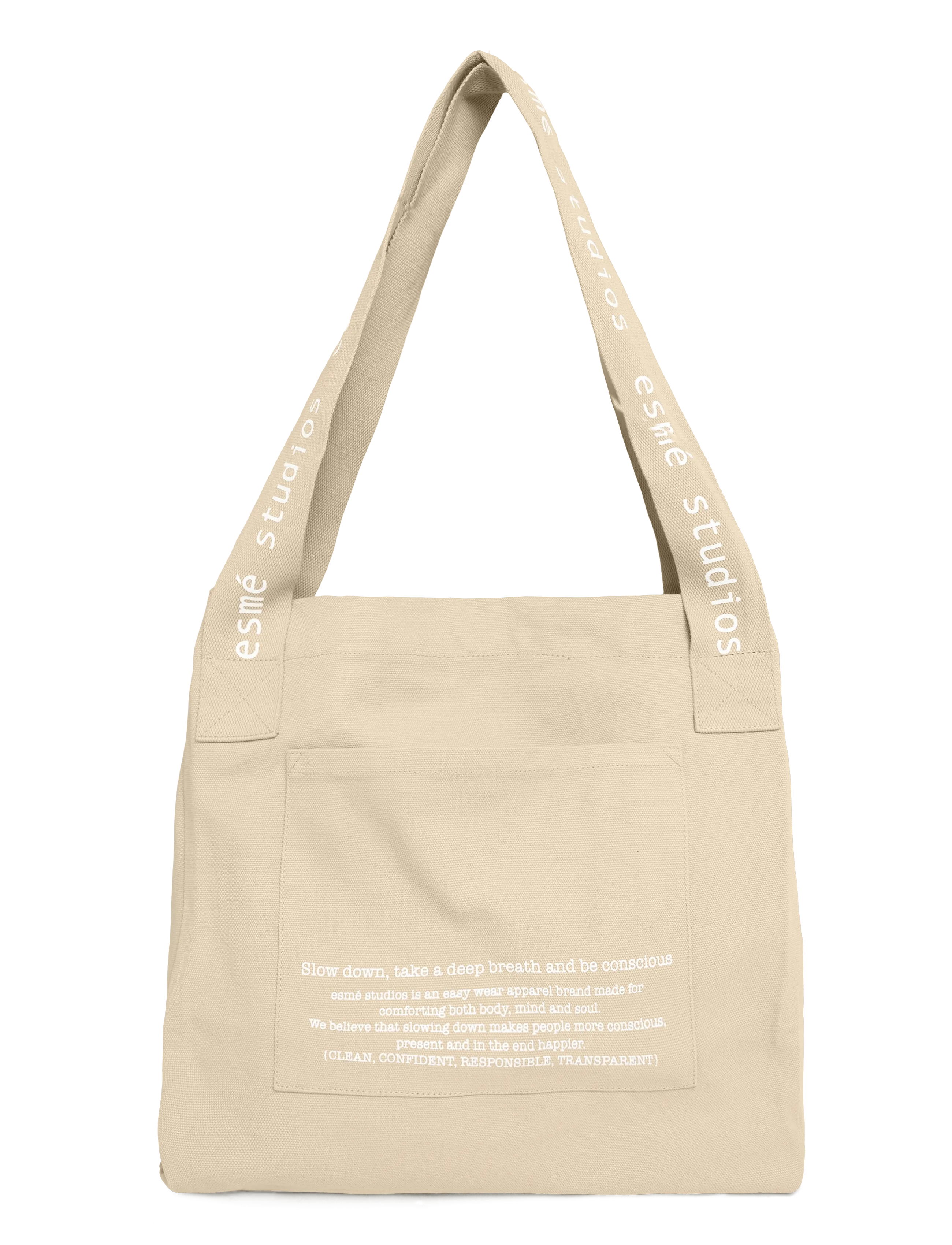 Esme Studios ESAlana Bag - Weekend Bags - WHITE PEPPER / cream