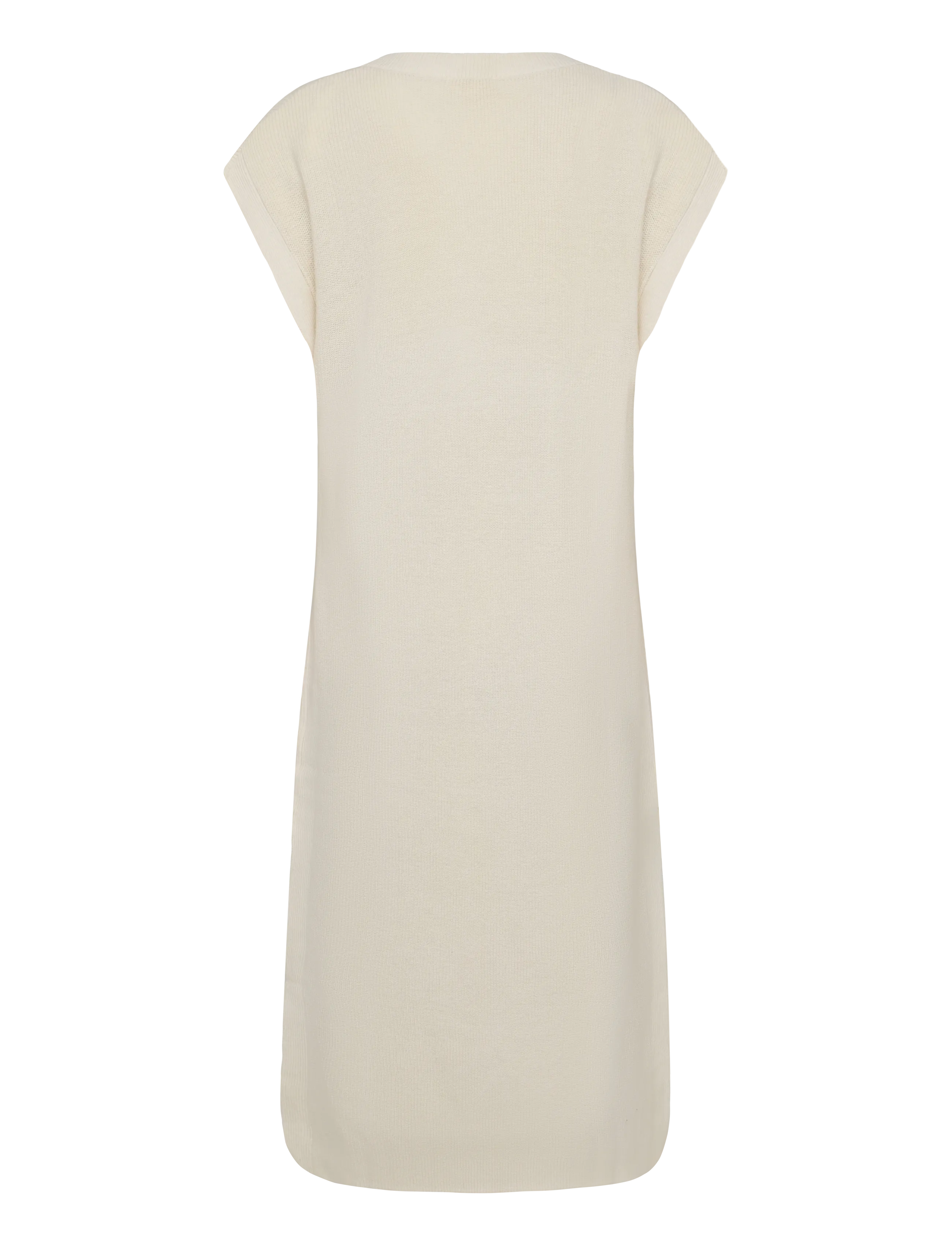 Esme Studios - ESJune No Sleeve Dress Knit - strikkjoler - pristine - 1