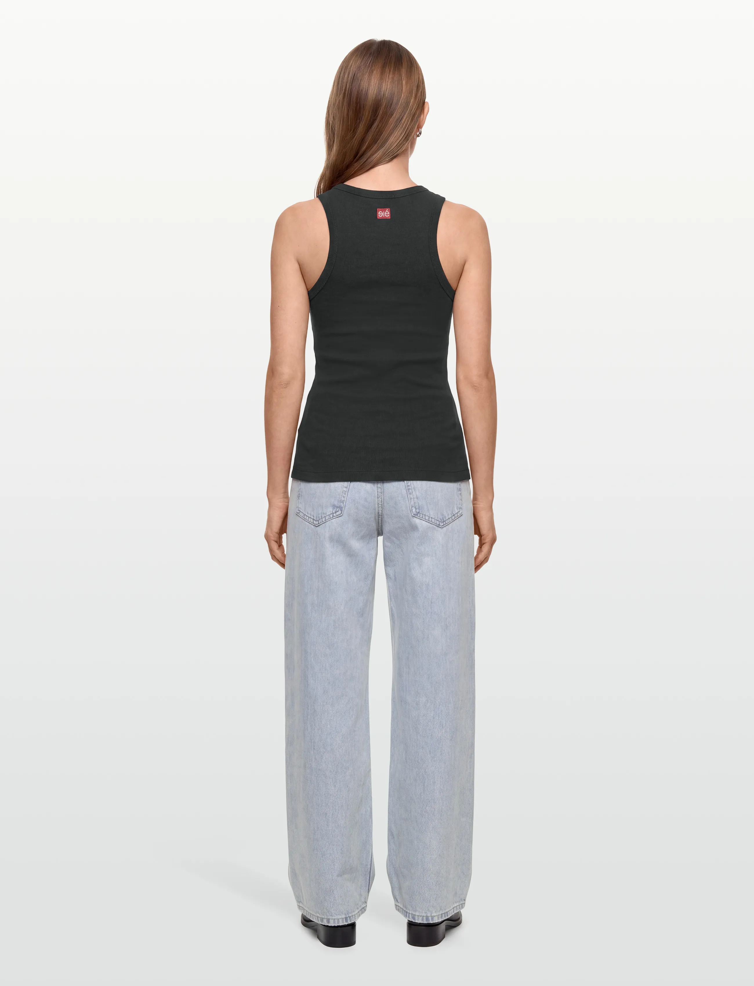 Esme Studios - ESBlossom Racerback Rib Tank - madalaimad hinnad - black - 4
