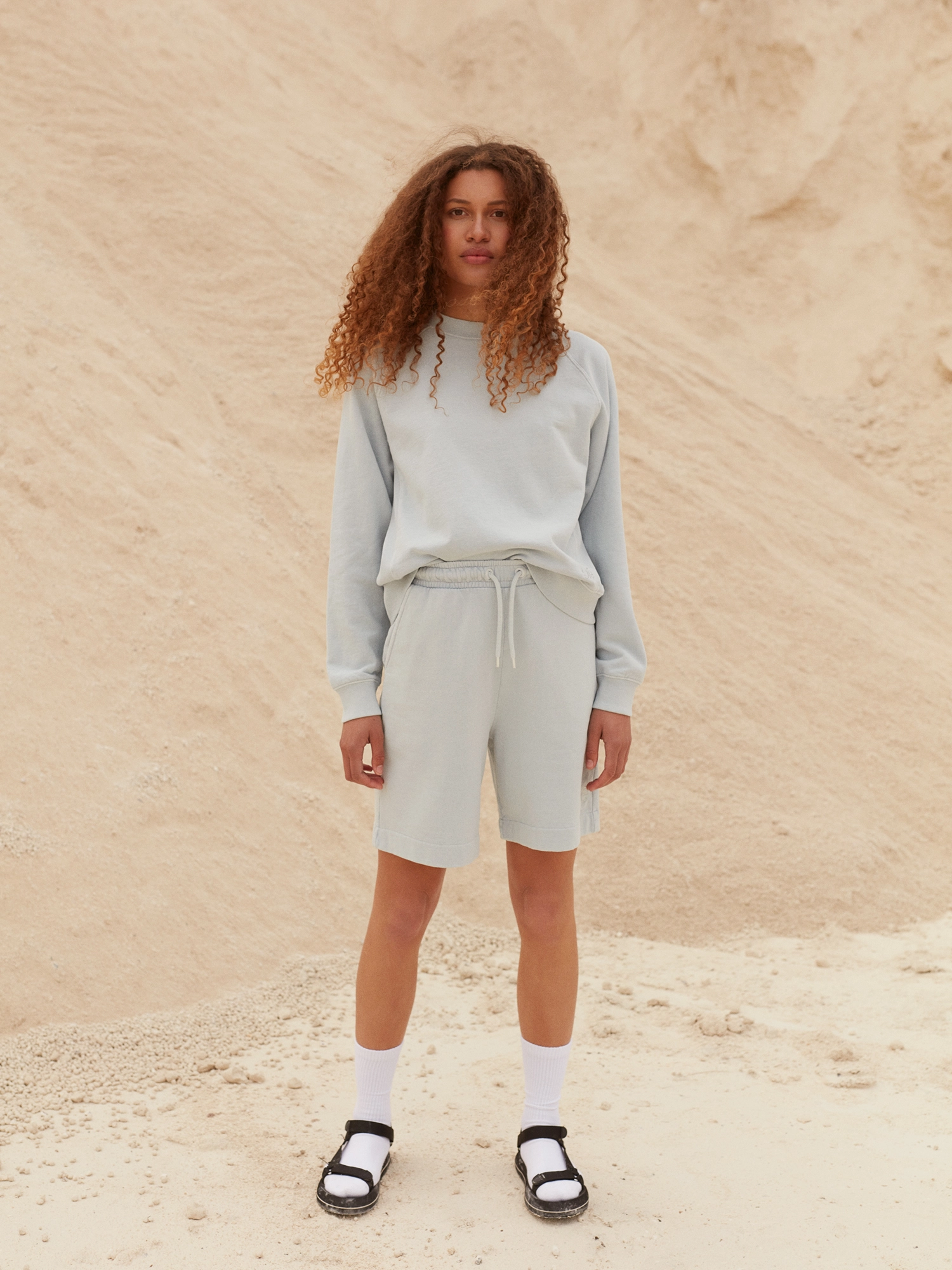 Esme Studios - ESClem Oversize Sweatshirt - GOTS - chanterelle - 2
