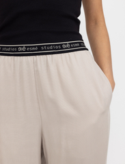 Esme Studios - ESCeleste Pants - wide leg trousers - chateau gray - 4