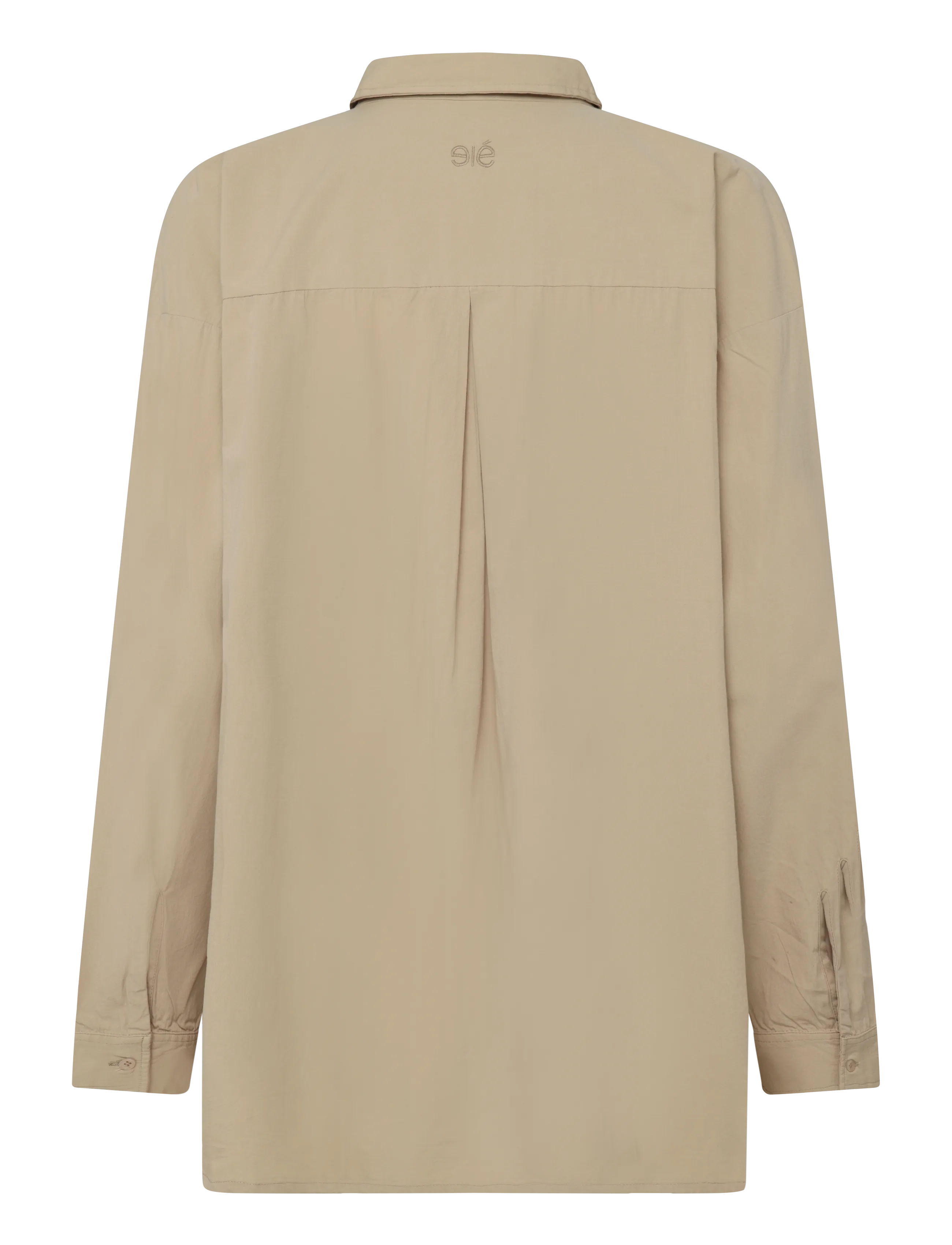 Esme Studios - ESRuby LS Shirt GOTS - long-sleeved shirts - chateau gray - 1