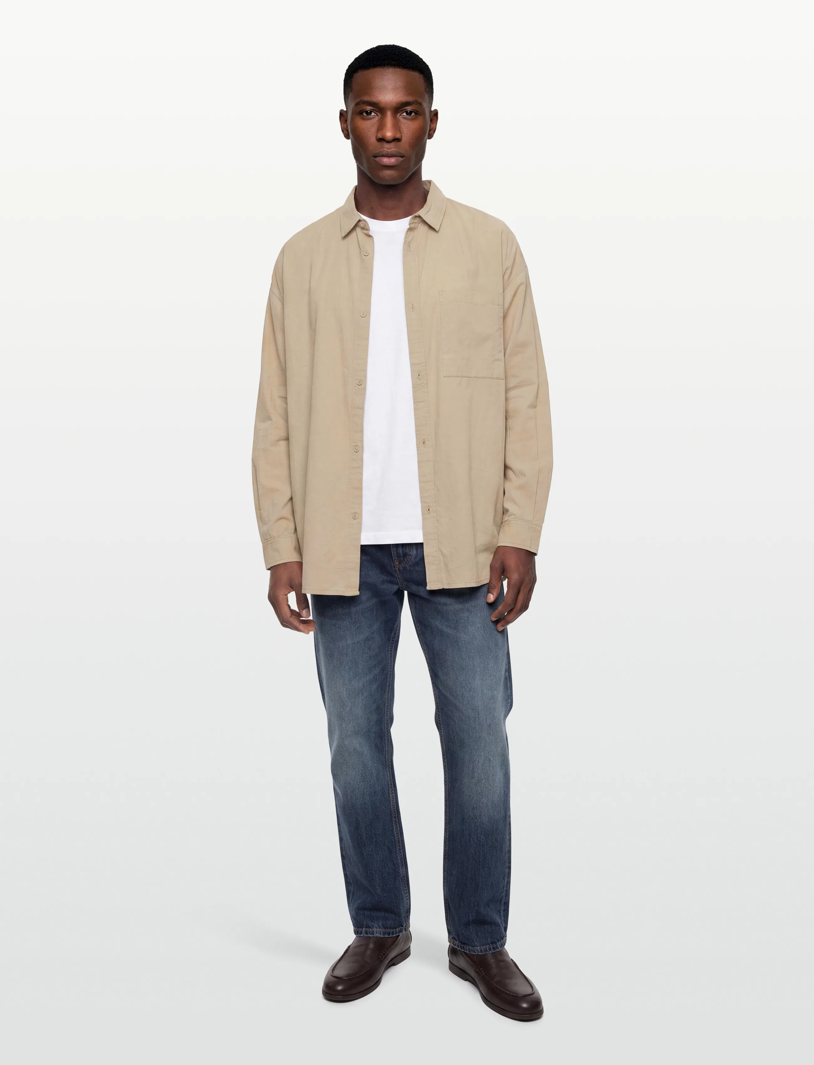 Esme Studios - ESRuby LS Shirt GOTS - langärmlige hemden - chateau gray - 0