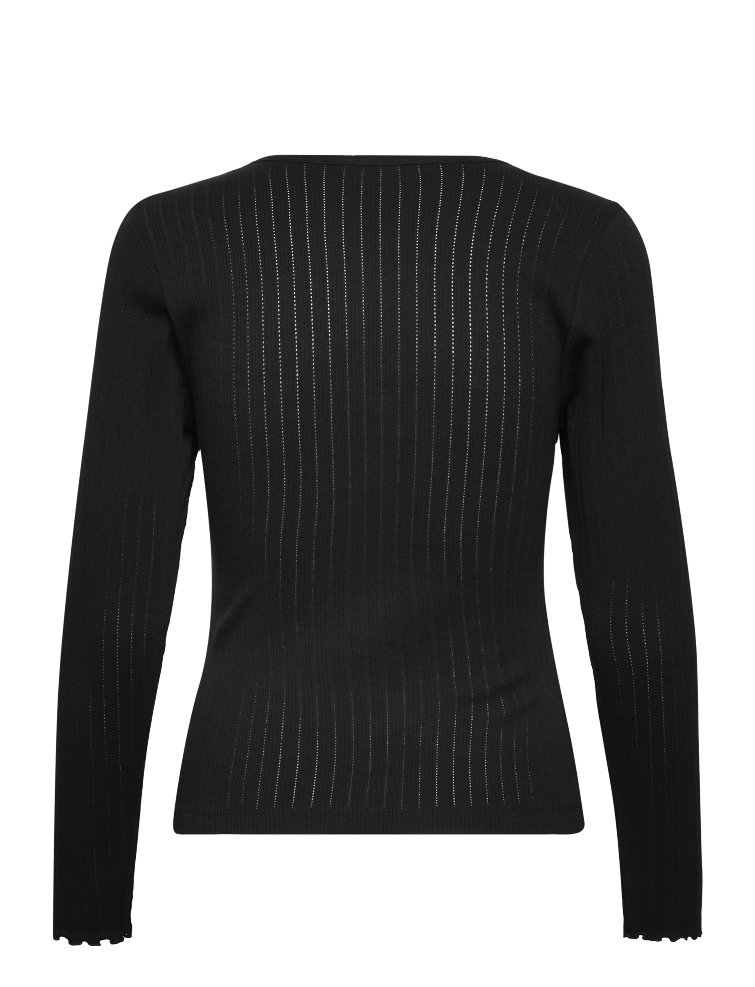 Esme Studios - ESElla LS Top GOTS - långärmade toppar - black - 1