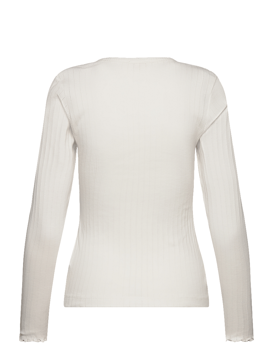 Esme Studios - ESElla LS Top GOTS - langärmlige tops - snow white - 1