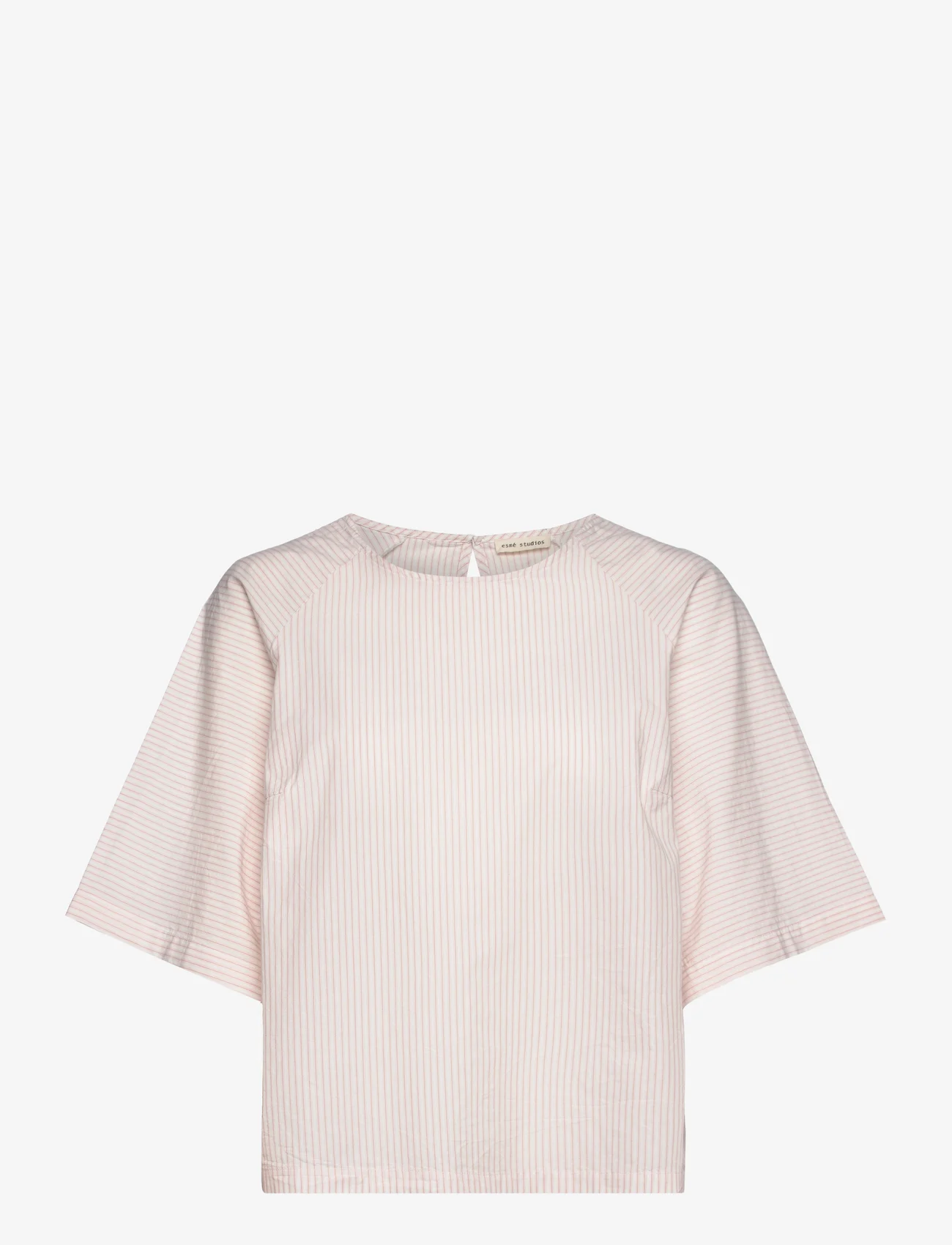 Esme Studios - ESAnne Raglan Blouse - GOTS - t-shirt & tops - cloud pink - 0