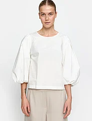 Esme Studios - ESRikka 3/4 Blouse - long-sleeved blouses - snow white - 2