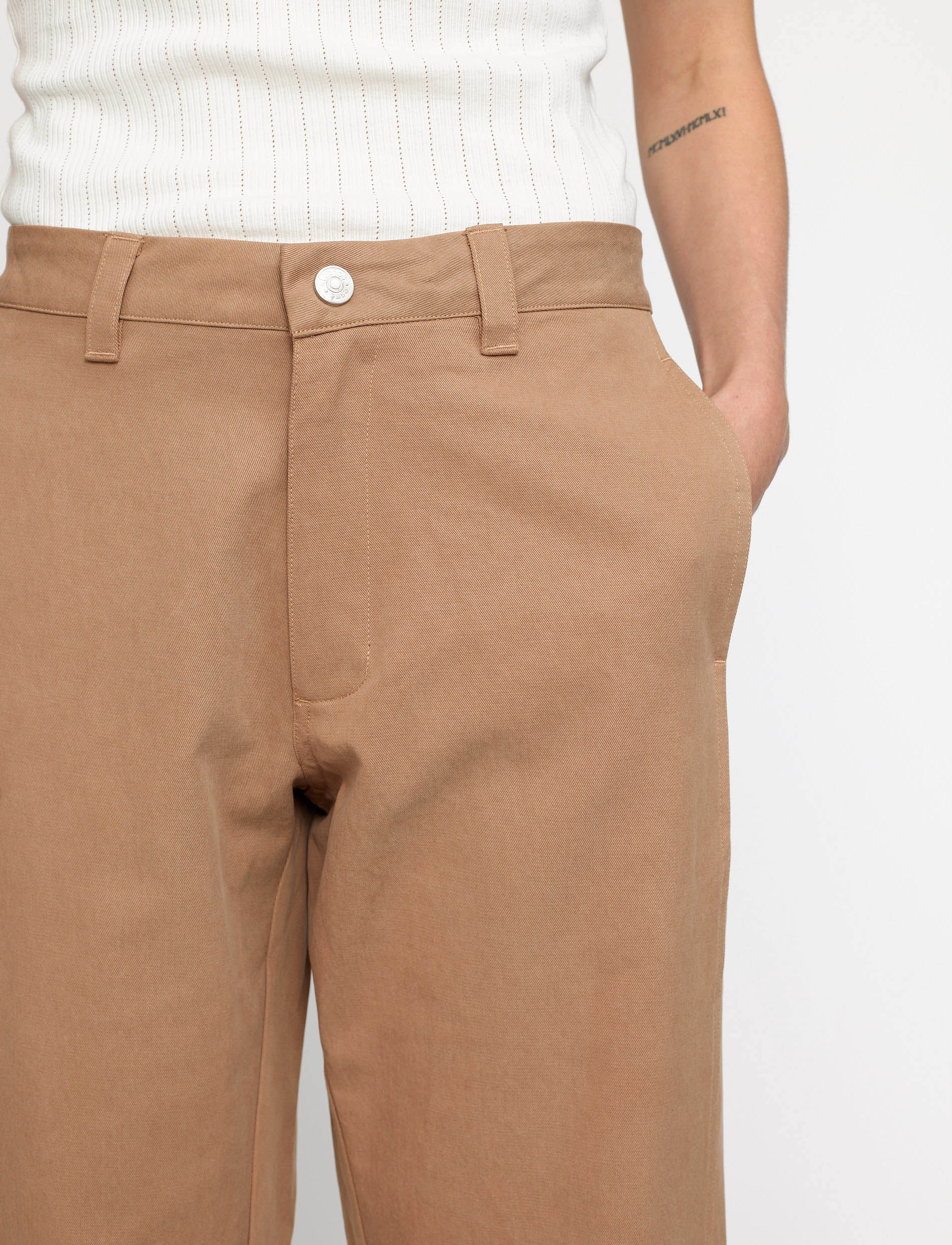 Esme Studios - ESRiko Pants - brede jeans - burro - 3