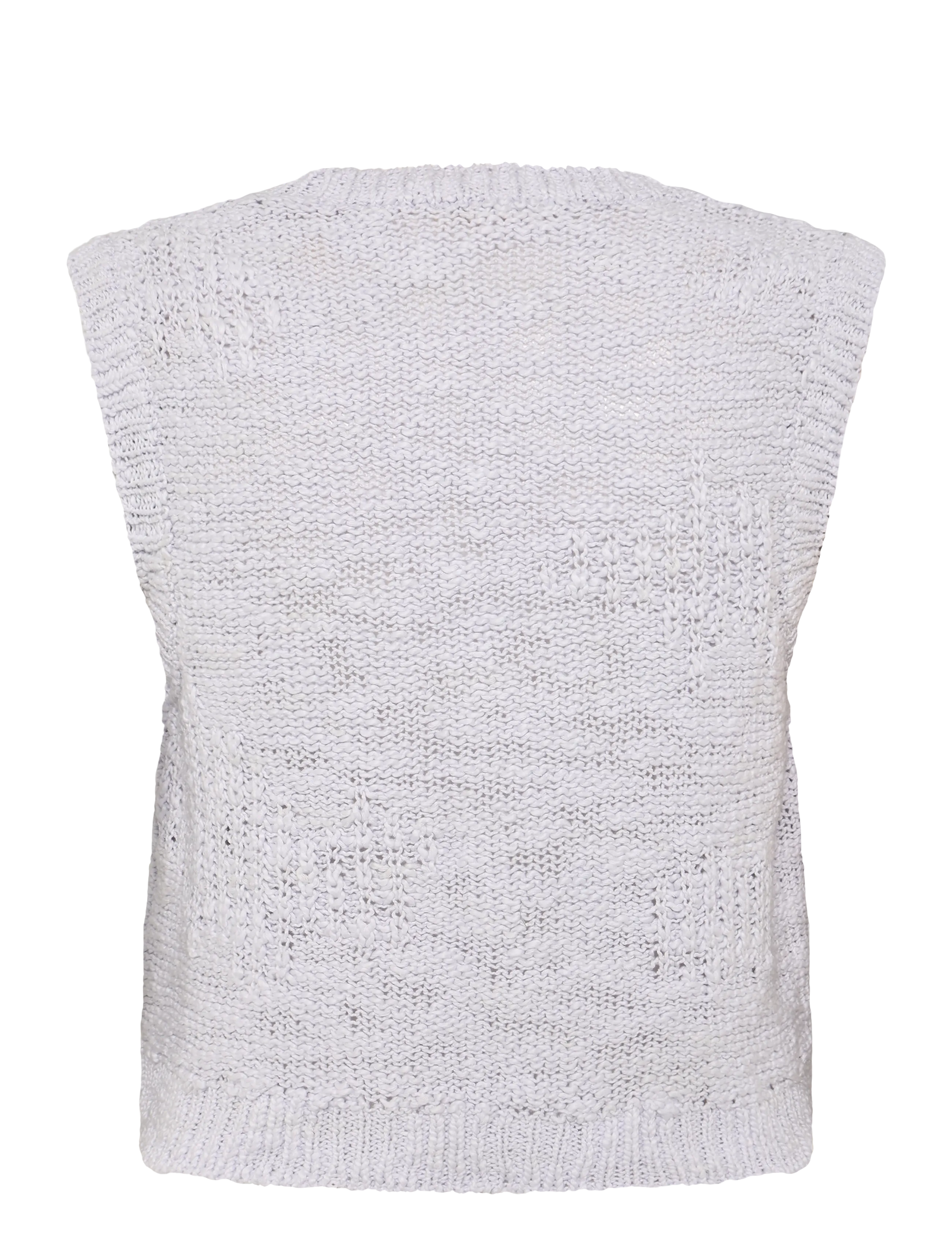 Esme Studios - ESLucca Knit Vest GOTS - strikveste - lilac hint - 1