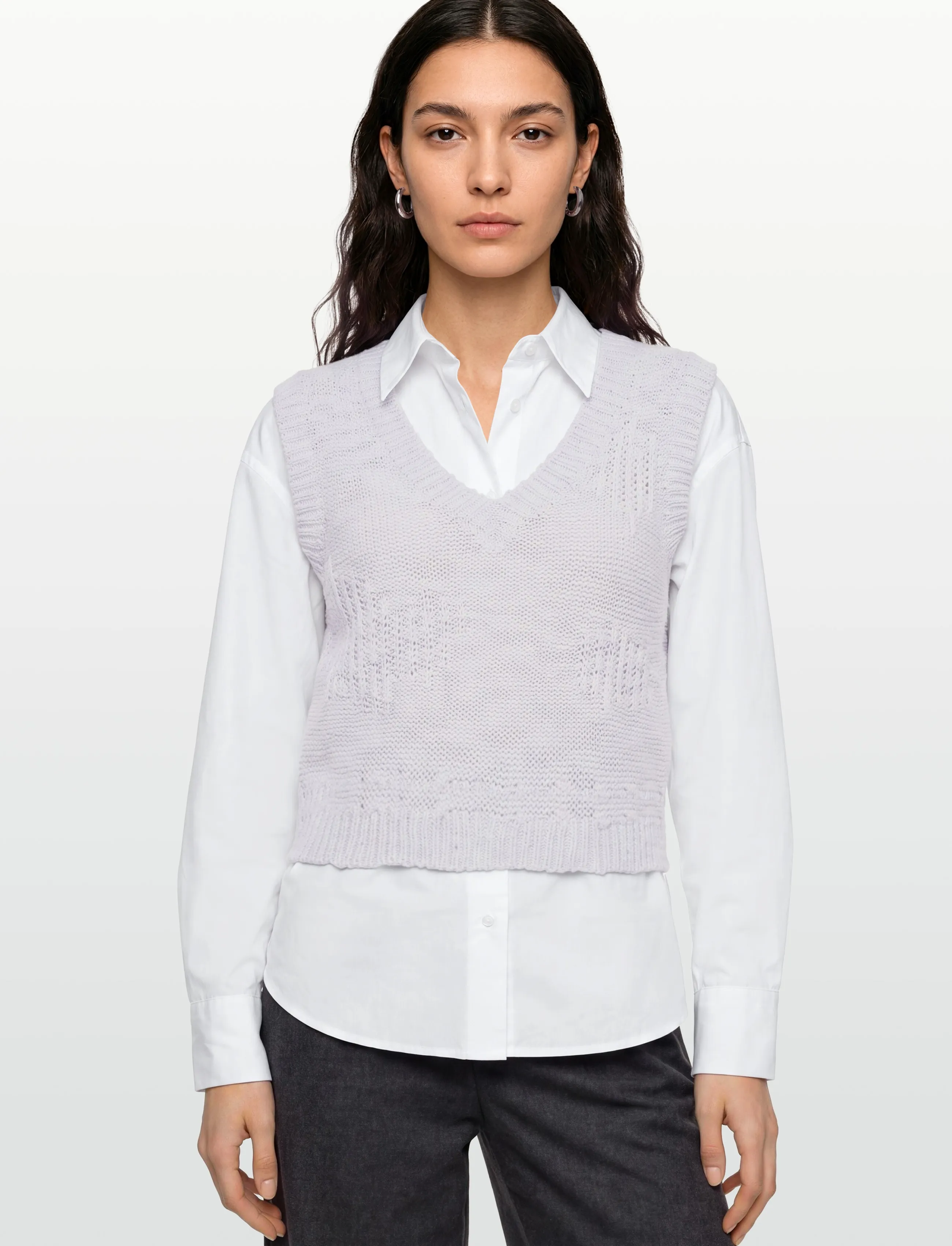 Esme Studios - ESLucca Knit Vest GOTS - gestrickte westen - lilac hint - 5