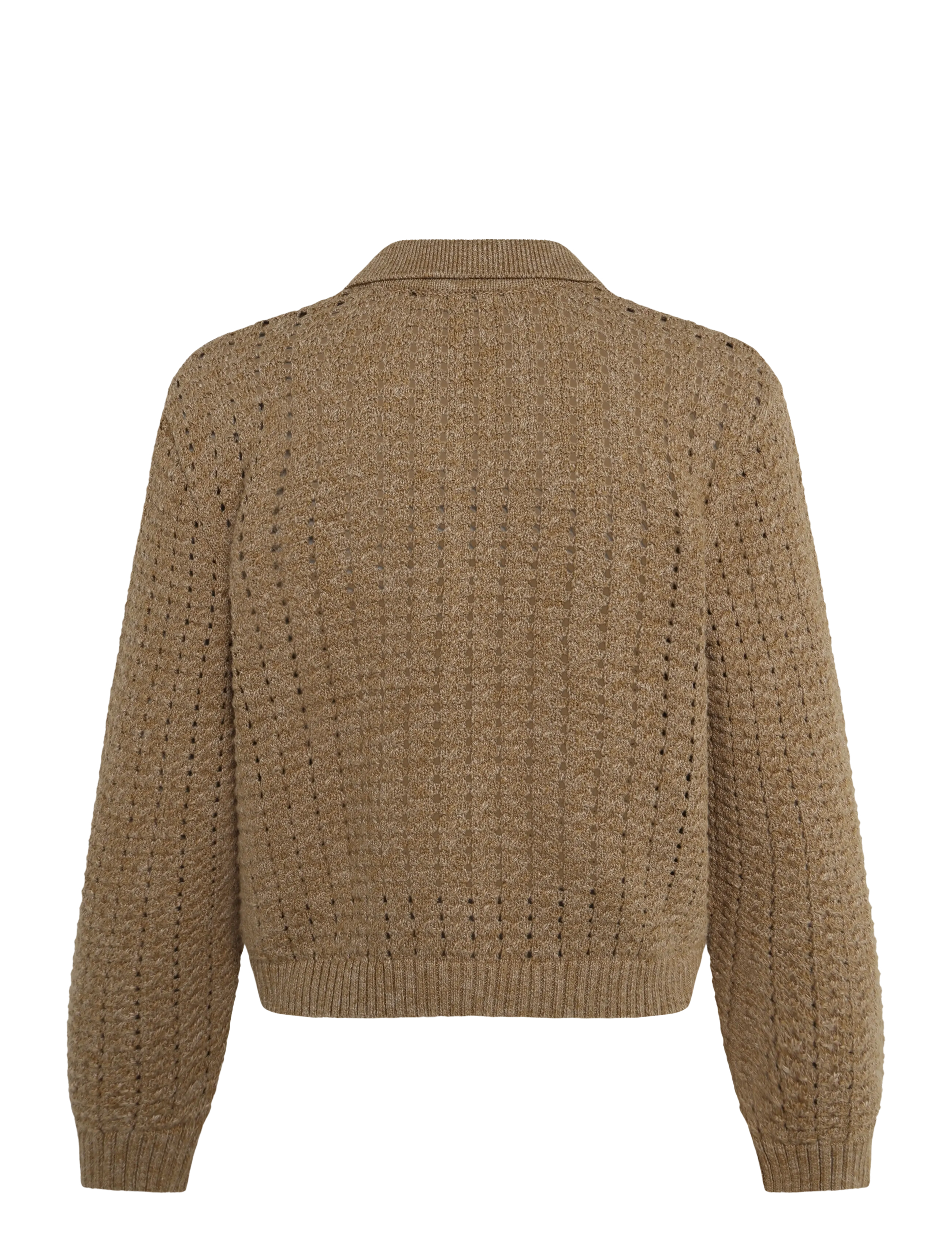 Esme Studios - ESSaga Knit Cardigan GOTS - autumn clothing - incense mÉlange - 2