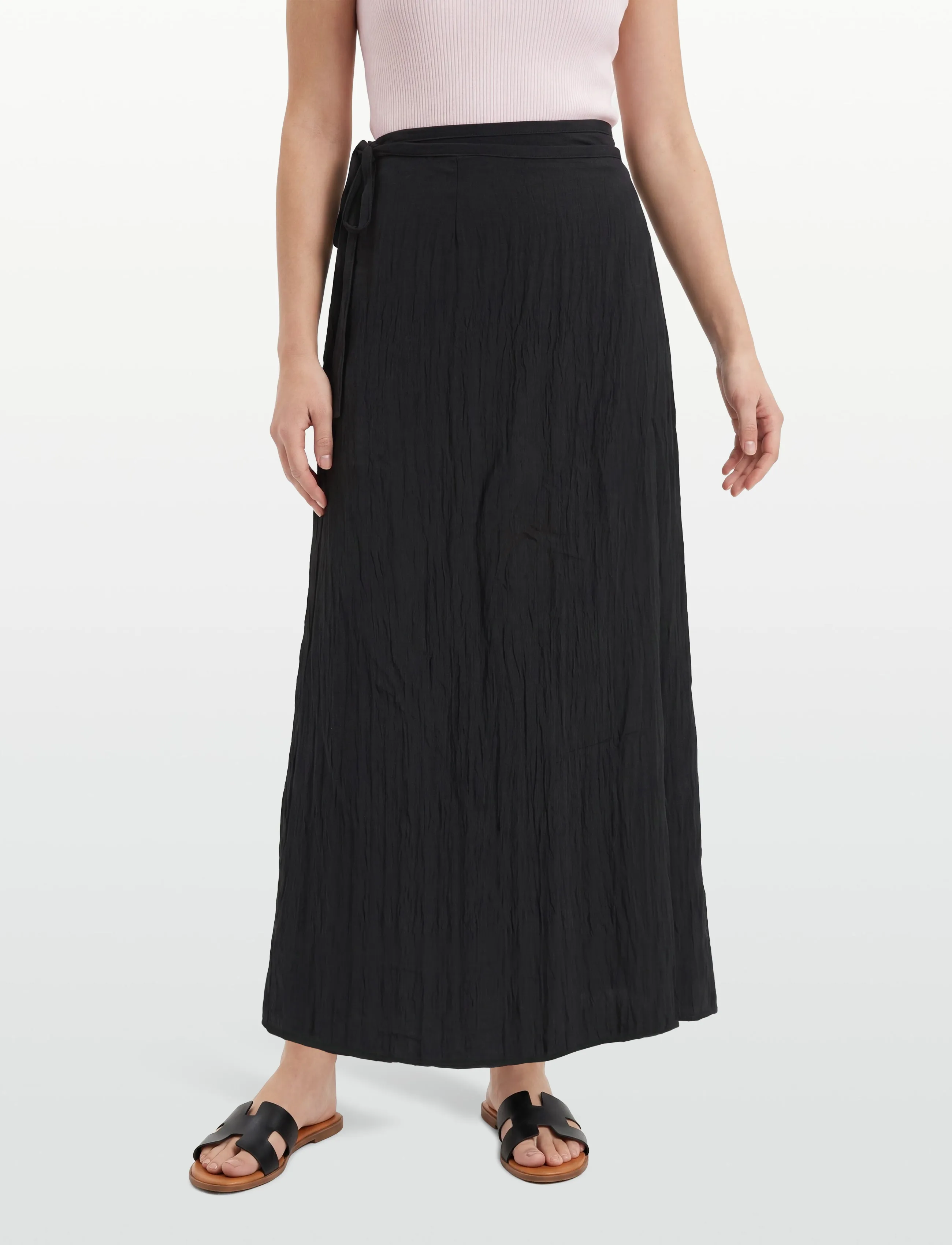 Esme Studios - ESAyla Wrap Skirt - summer savings - black - 3