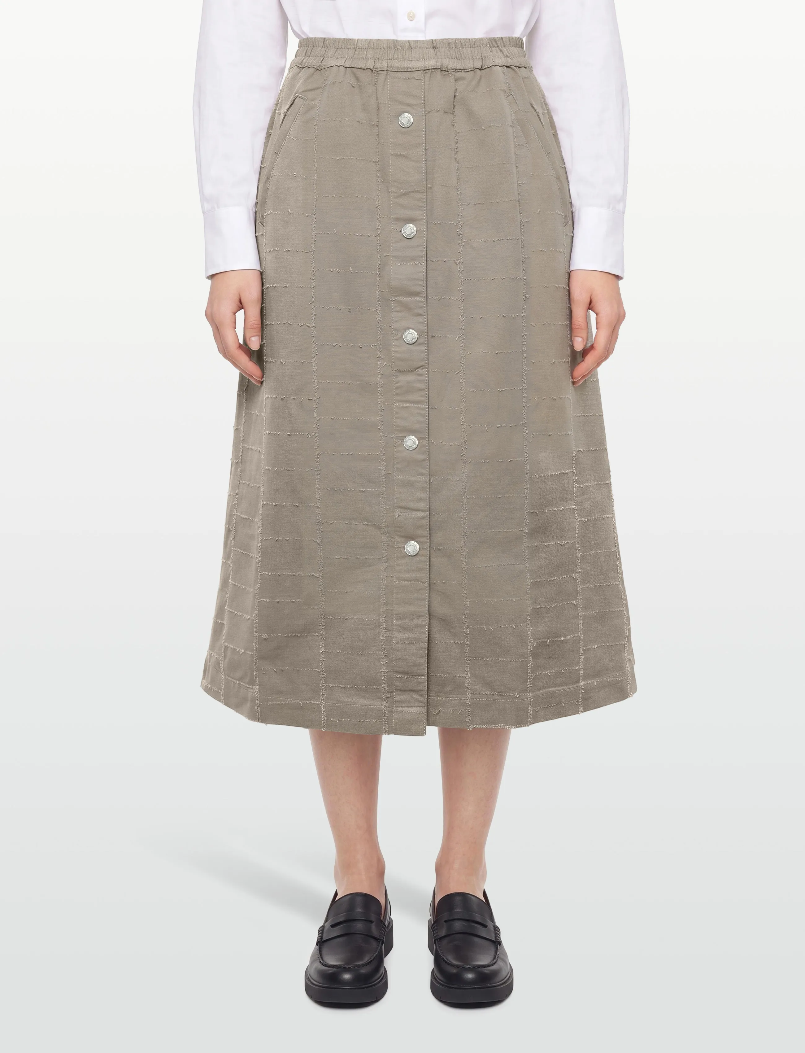 Esme Studios - ESSalia Midi Skirt GOTS - midiseelikud - fungi - 3