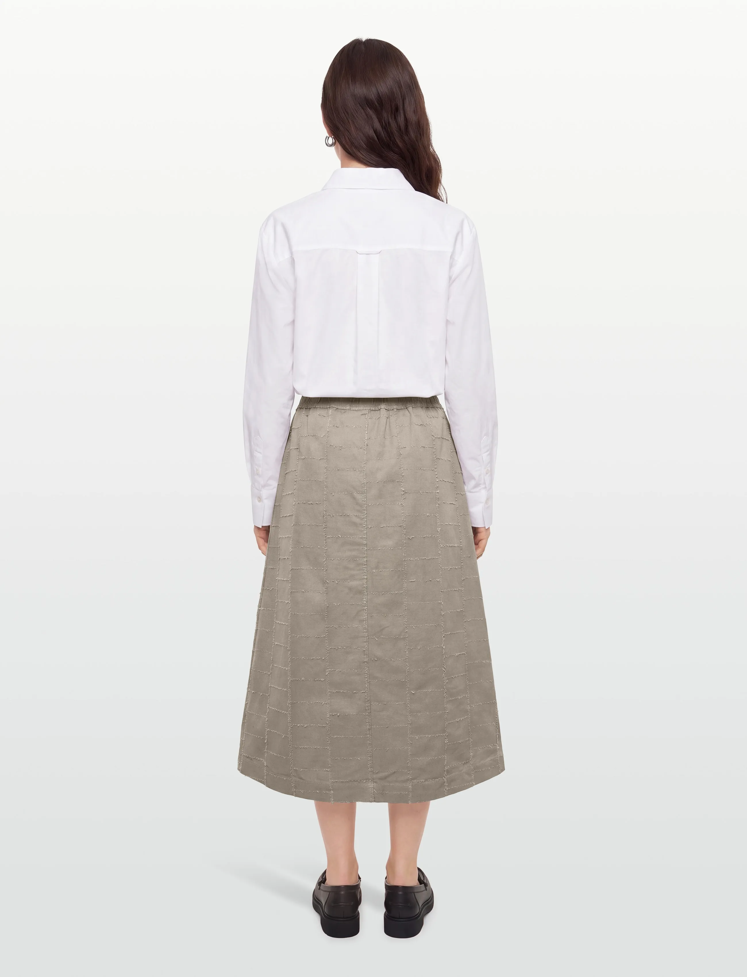 Esme Studios - ESSalia Midi Skirt GOTS - midiseelikud - fungi - 4