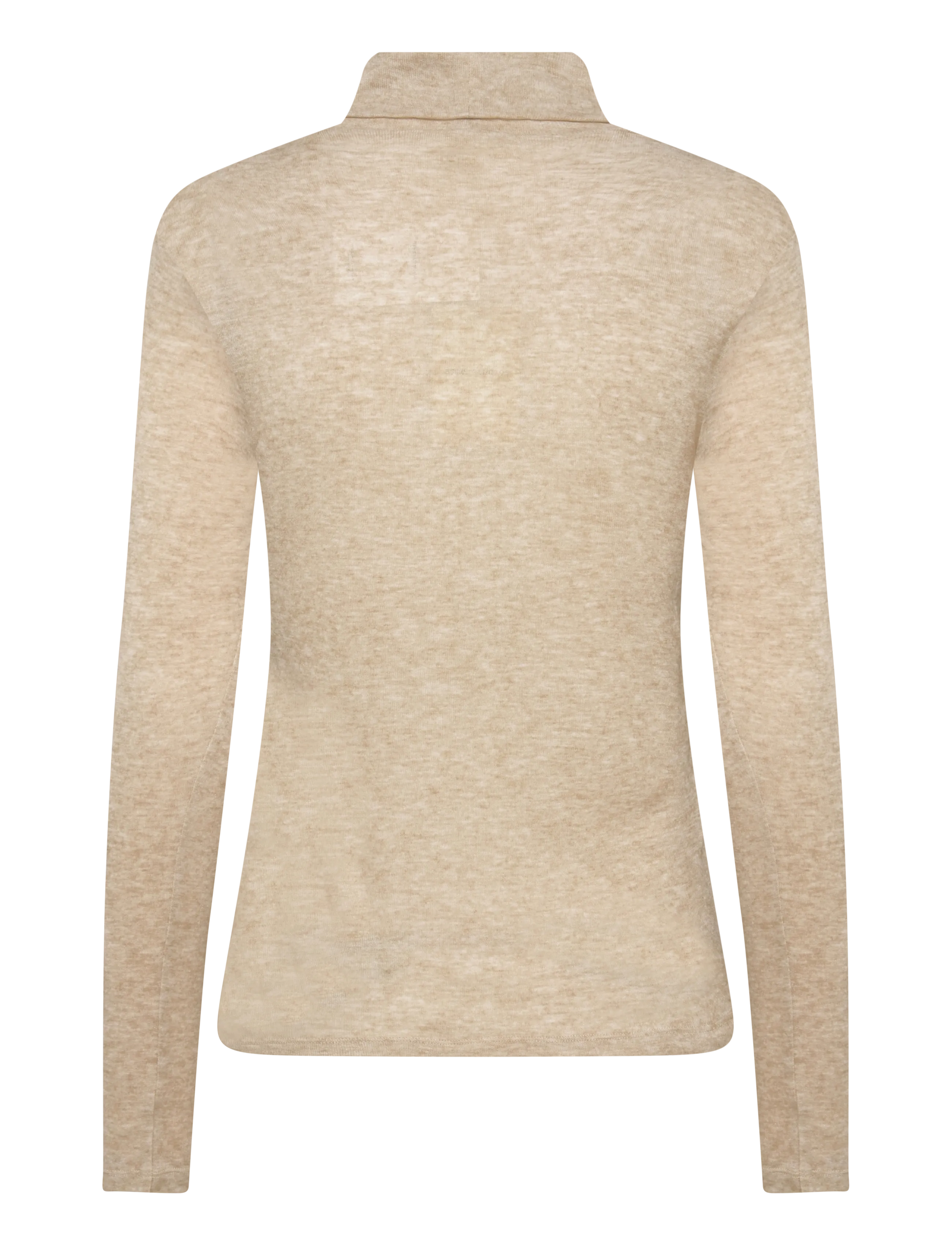 Esme Studios - ESRiver Rollneck Blouse GOTS - langærmede bluser - snow white - 2