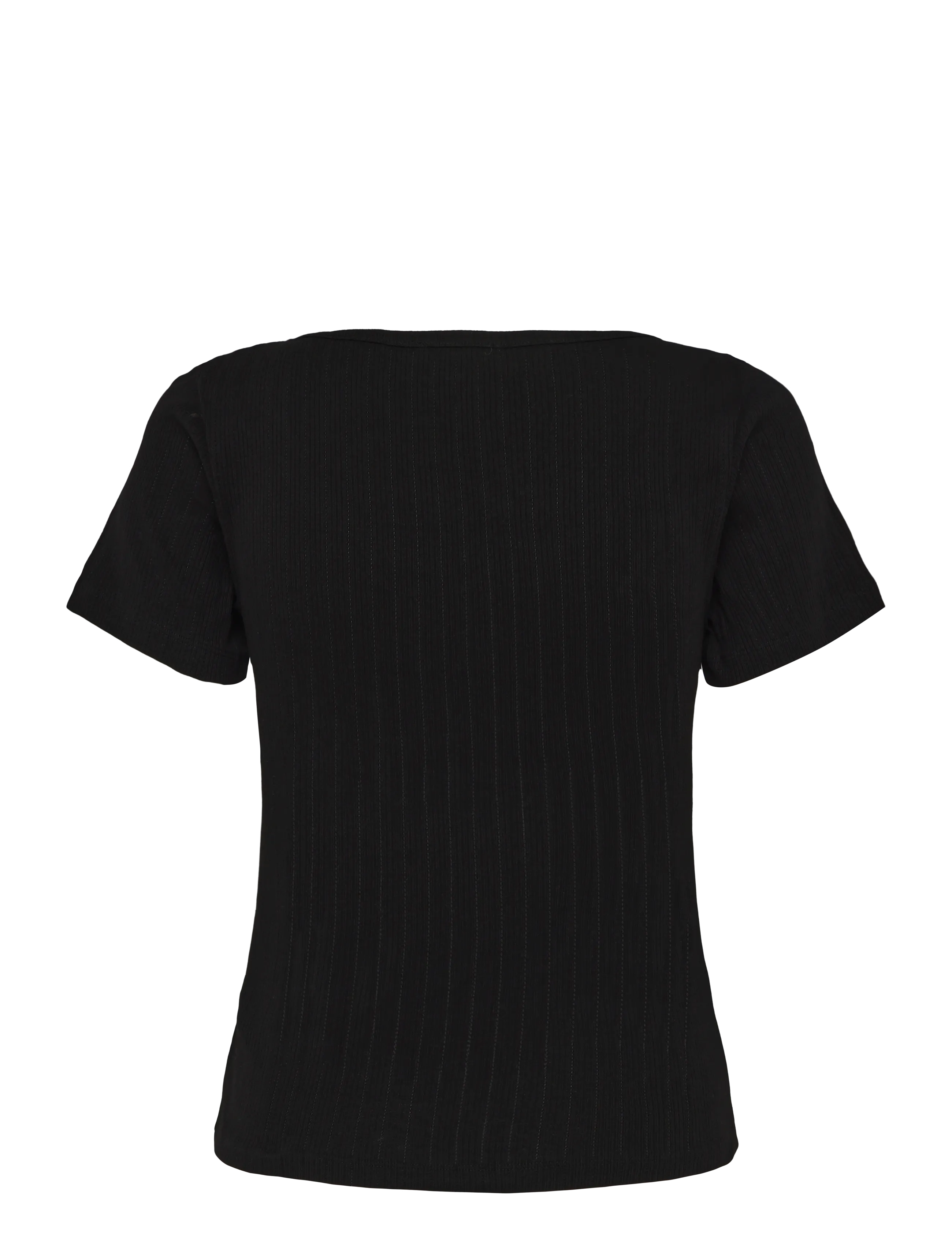 Esme Studios - ESElla Wide O-neck Top GOTS - laveste priser - black - 1
