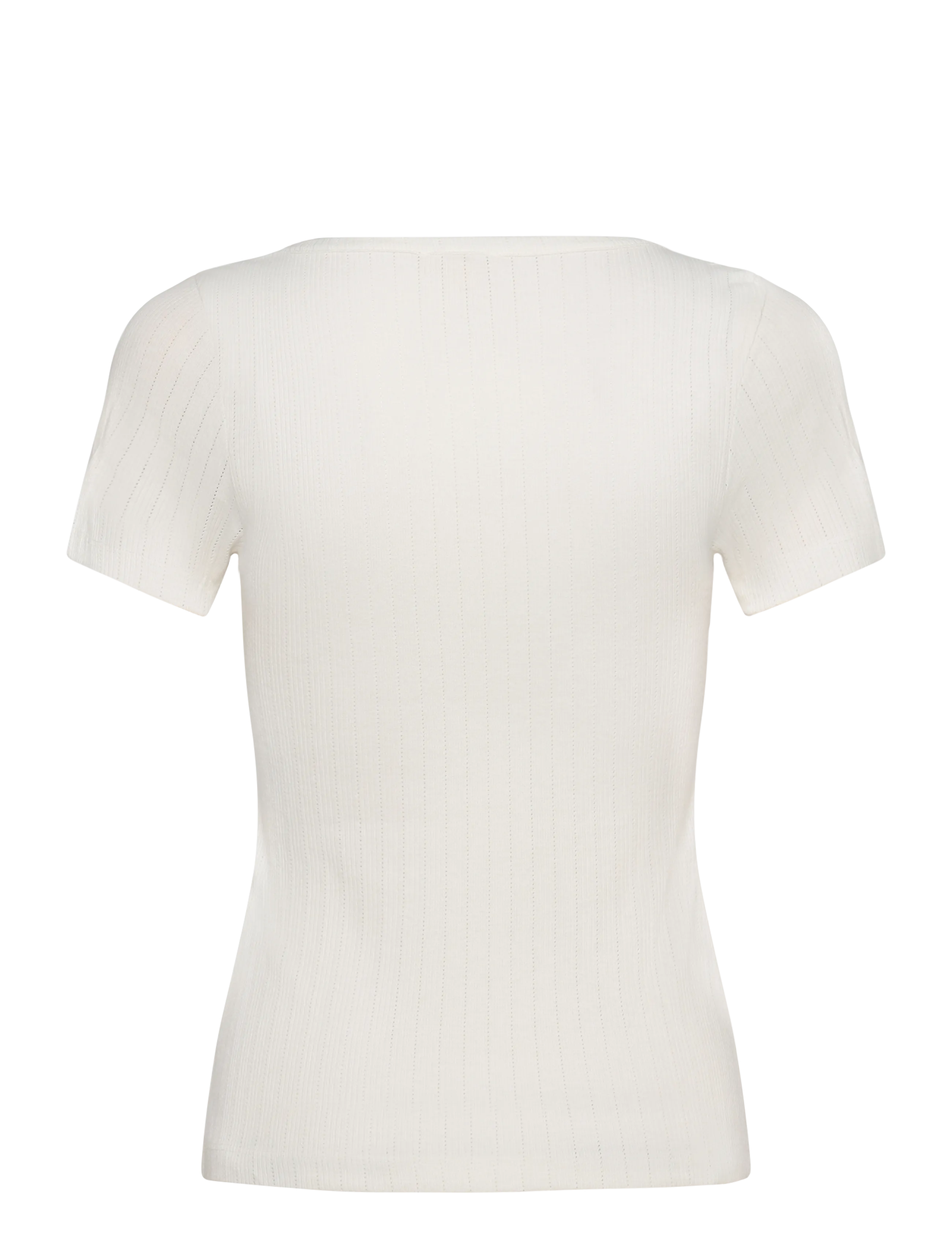 Esme Studios - ESElla Wide O-neck Top GOTS - laveste priser - snow white - 2