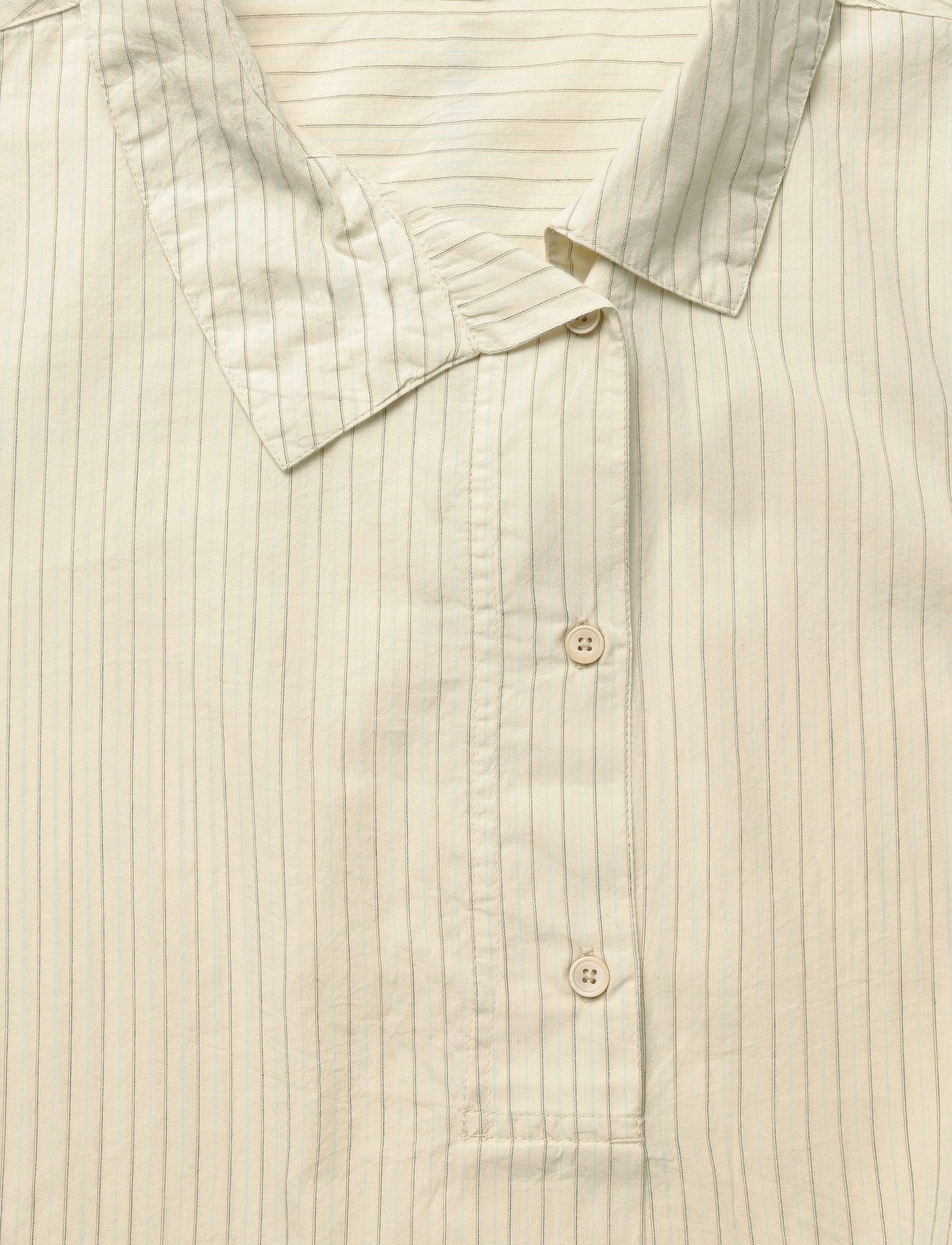 Esme Studios - ESWilla Blouse GOTS - long-sleeved blouses - buttercream stripes - 2