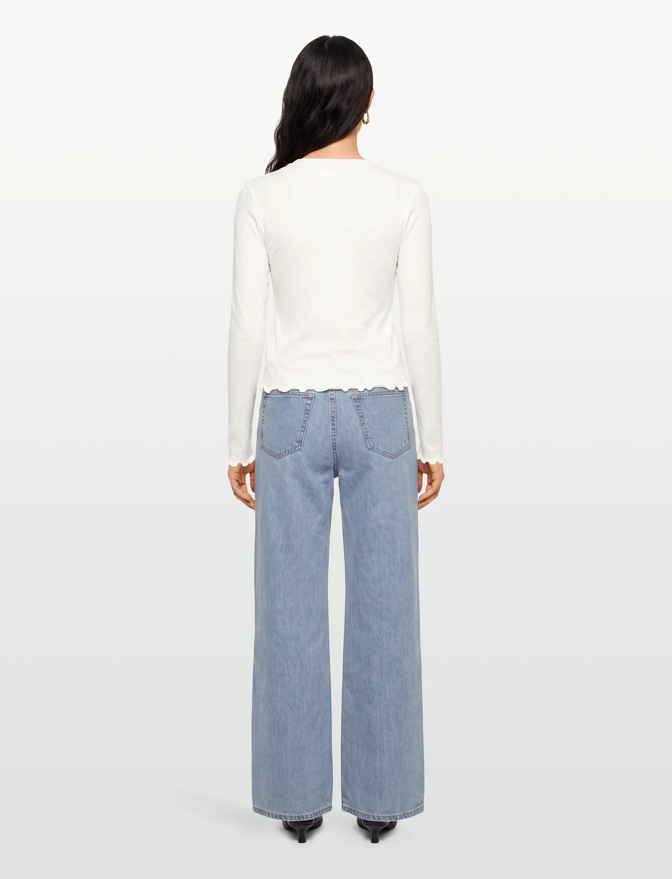 Esme Studios - ESElina Cardigan GOTS - koftor - snow white - 4