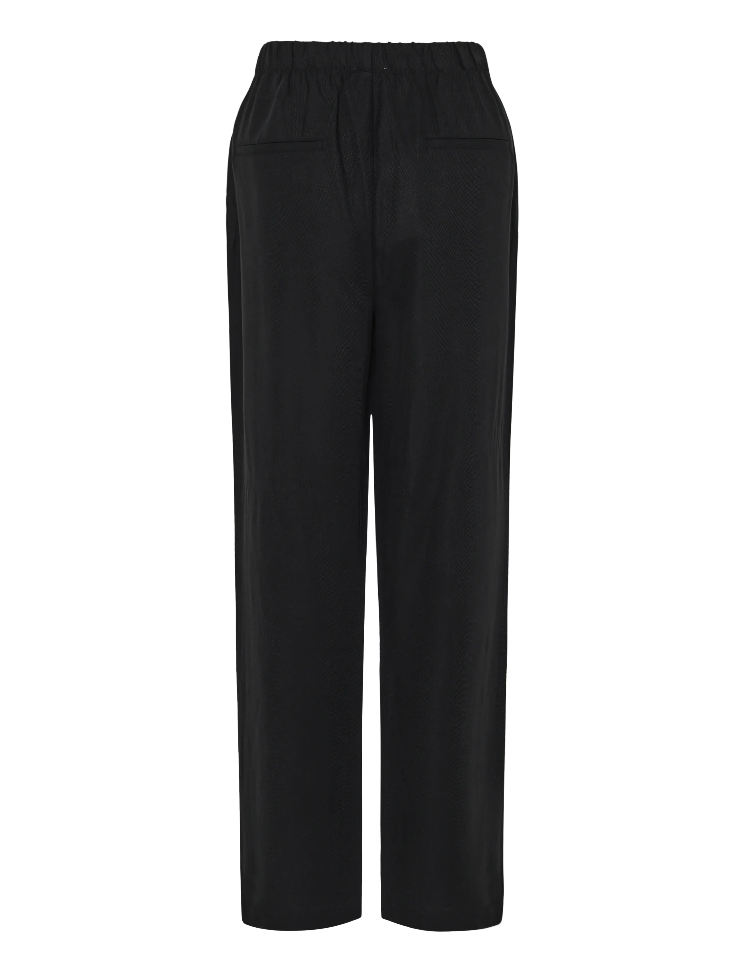 Esme Studios - ESBenira Pants - sirge säärega püksid - black - 1