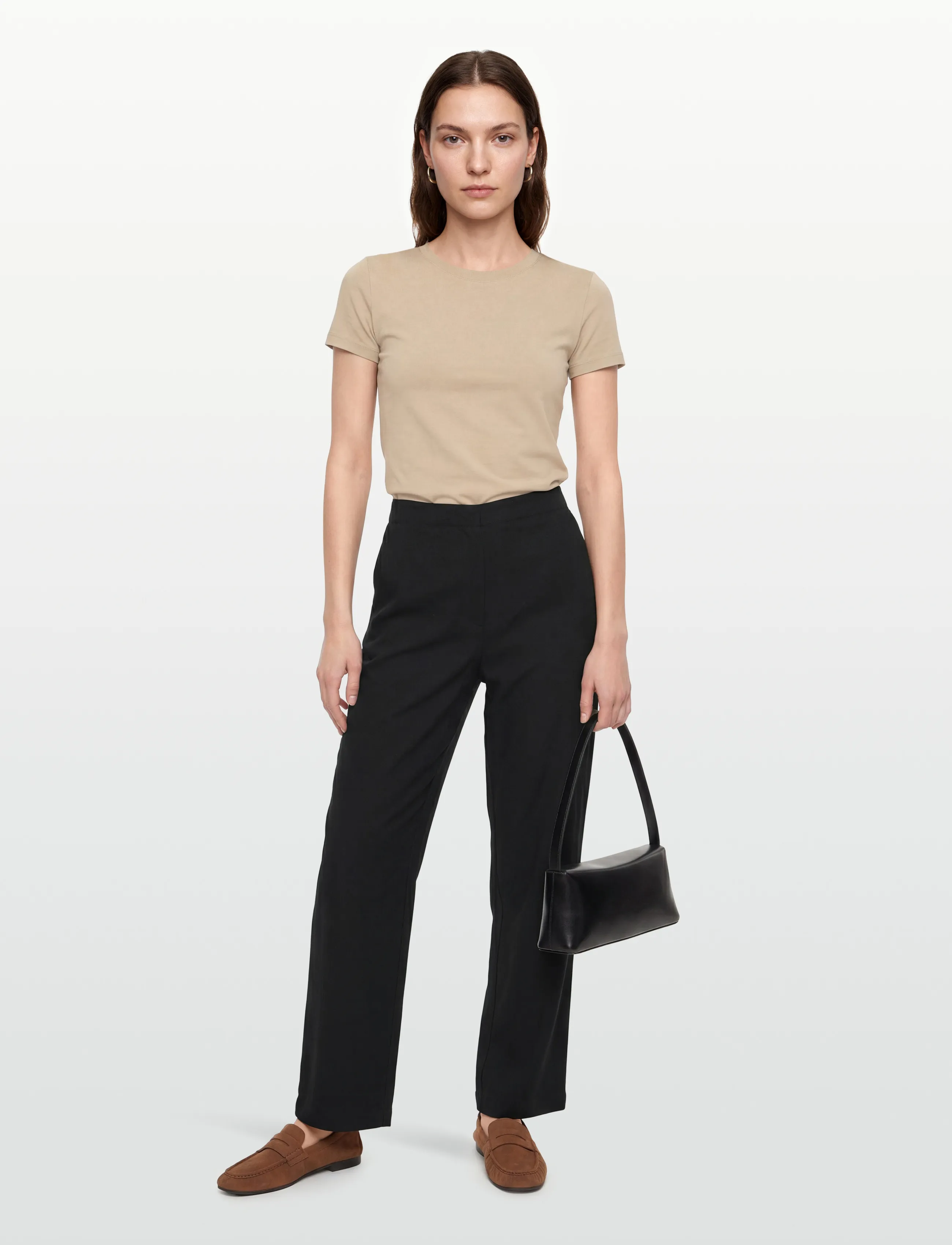 Esme Studios - ESBenira Pants - straight leg hosen - black - 0