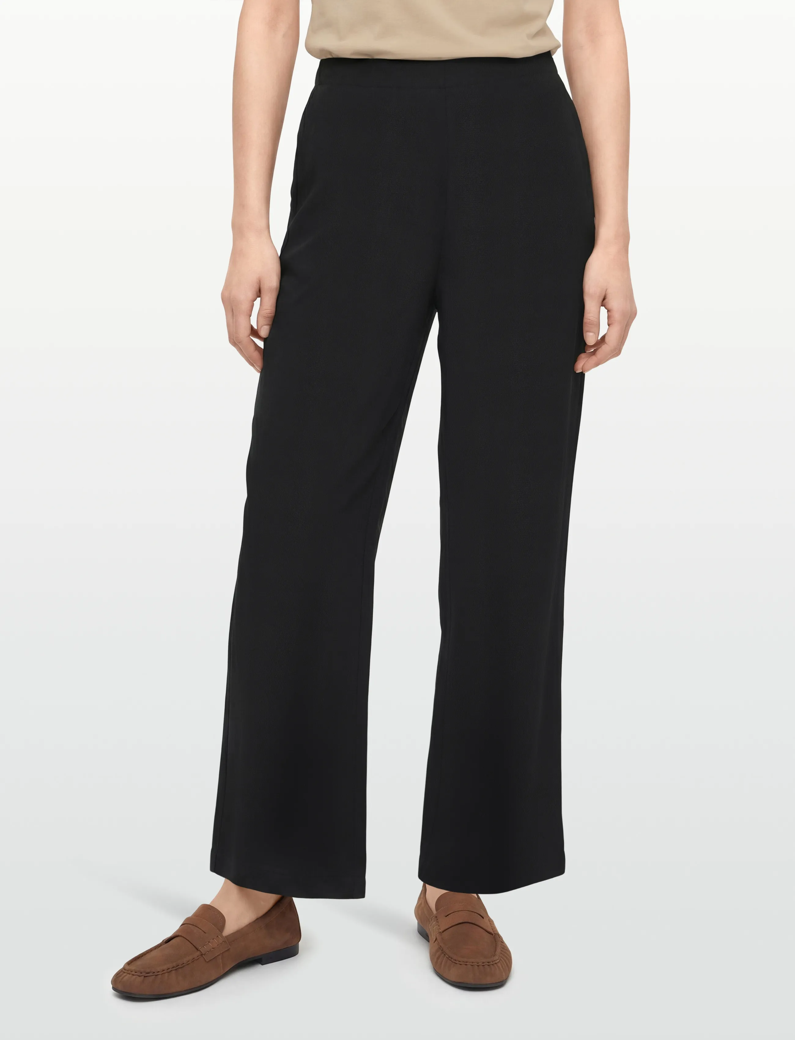 Esme Studios - ESBenira Pants - straight leg hosen - black - 3