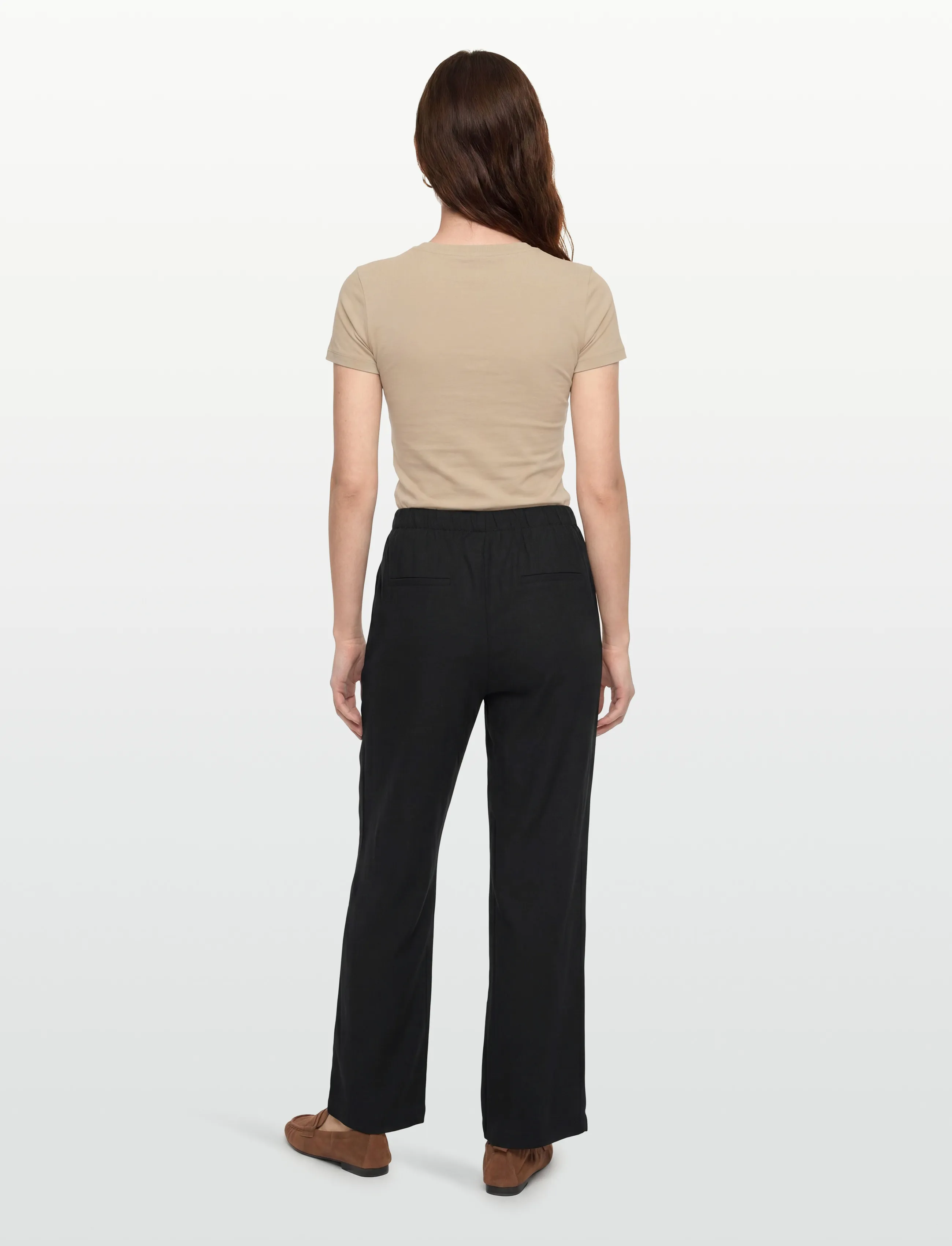 Esme Studios - ESBenira Pants - straight leg hosen - black - 4