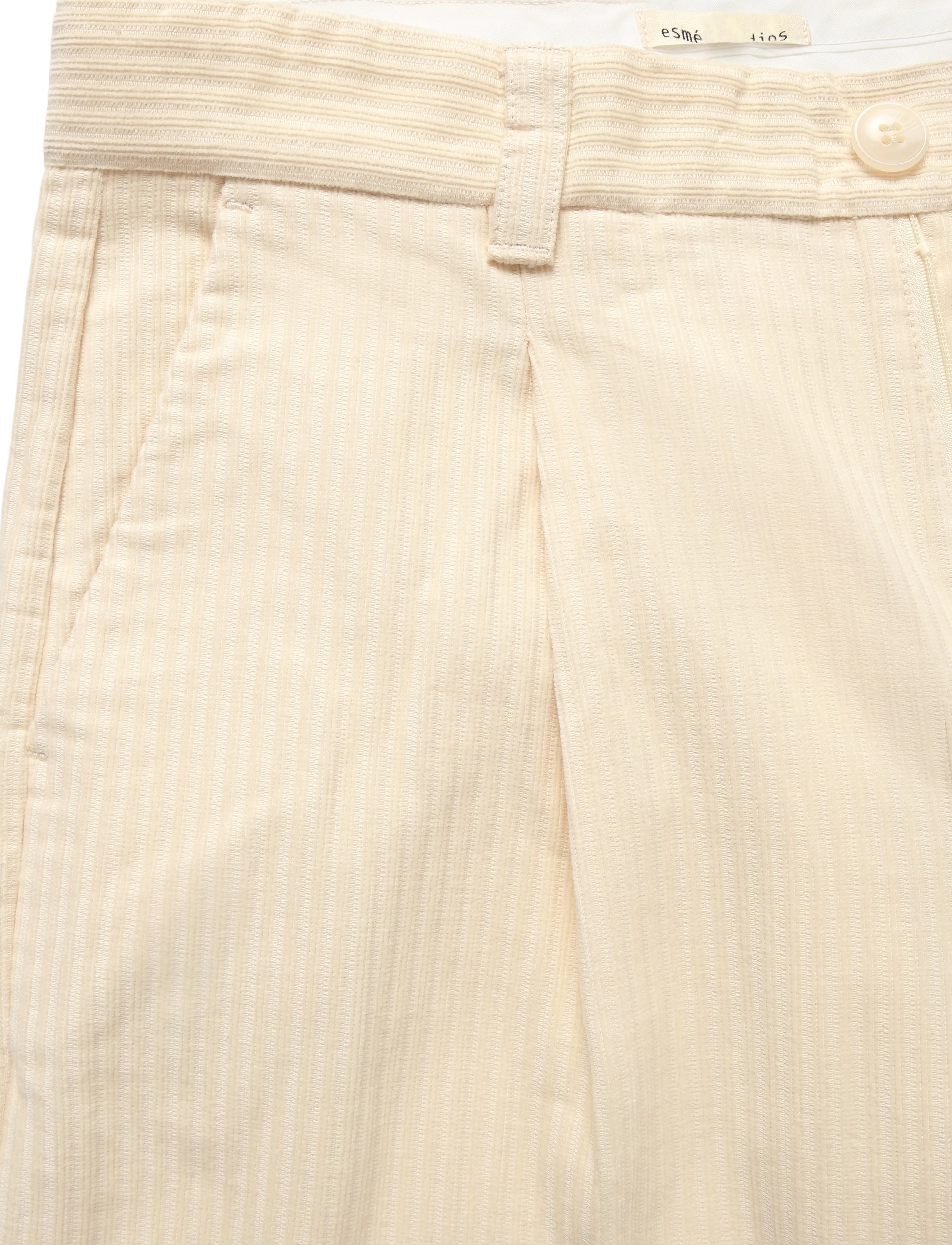Esme Studios - ESTamarik Pants - straight leg hosen - pearled ivory - 3