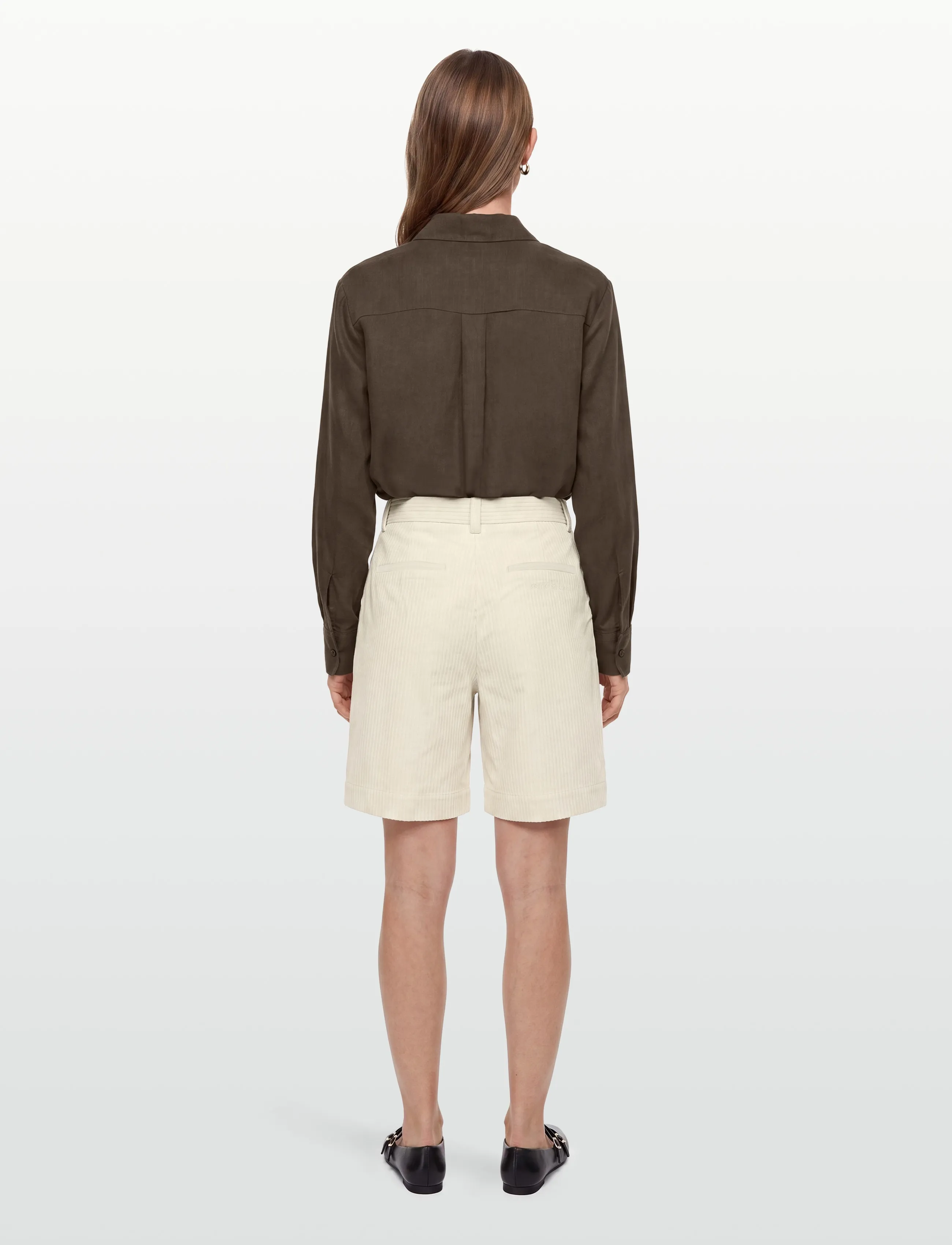 Esme Studios - ESTamarik Shorts - casual shorts - pearled ivory - 4