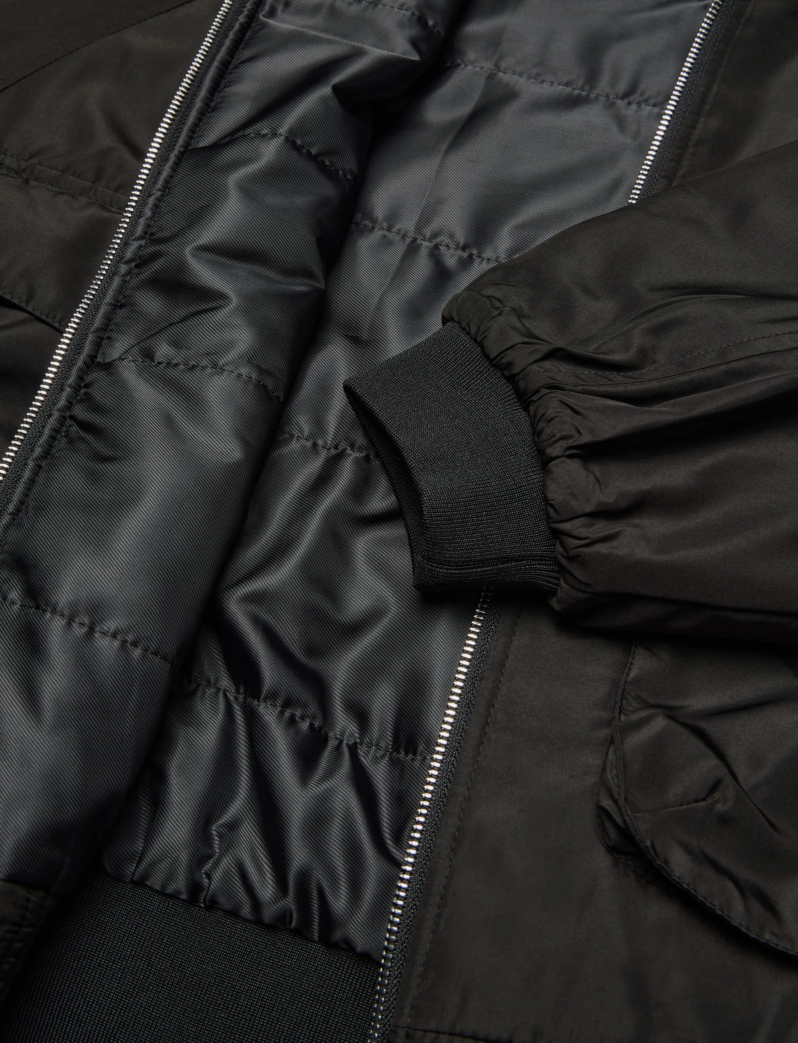 Esme Studios - ESFlair Short Bomber Jacket - outerwear - black - 4