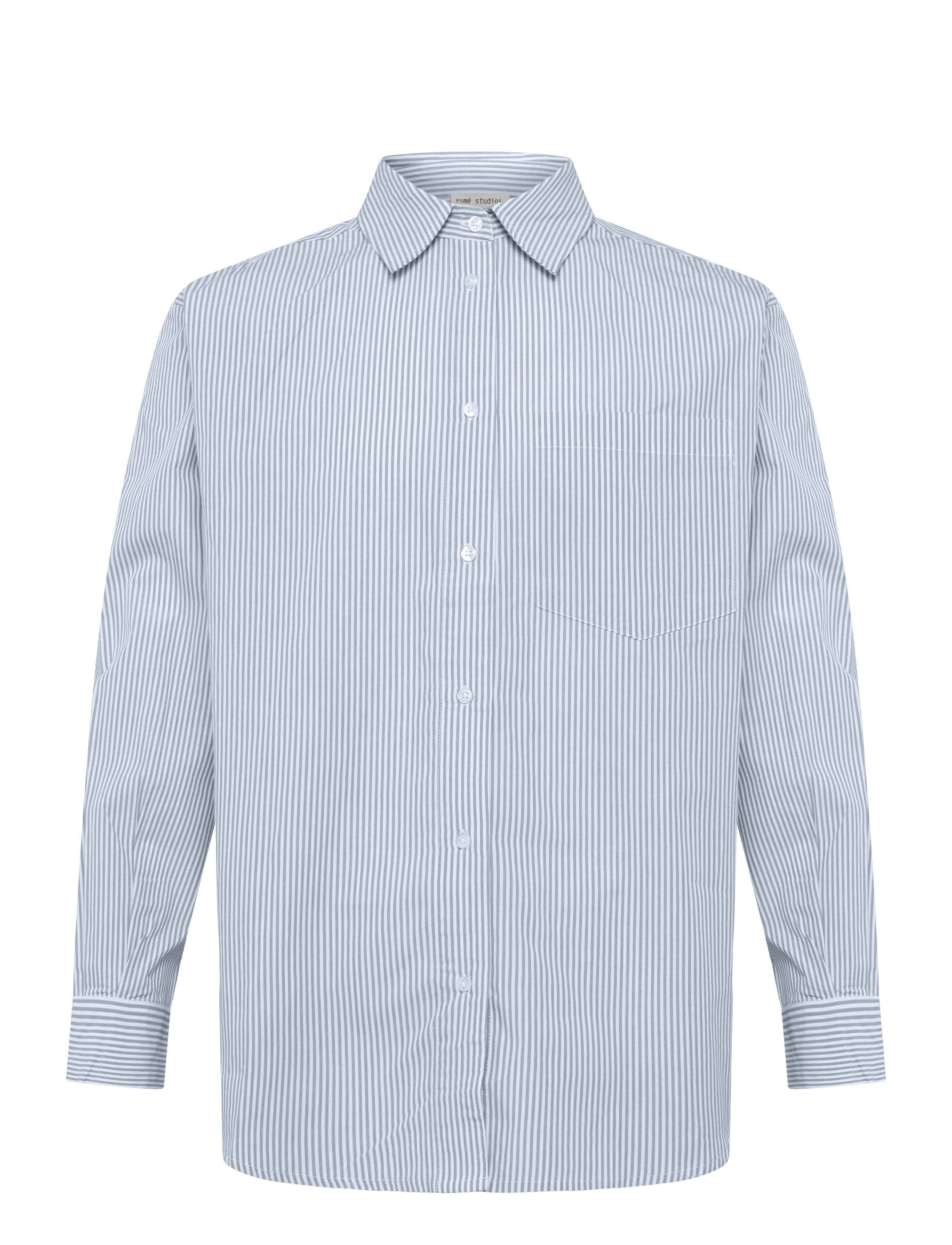 Esme Studios ESRuby Shirt GOTS - Hemden - TRADEWINDS STRIPES / blue