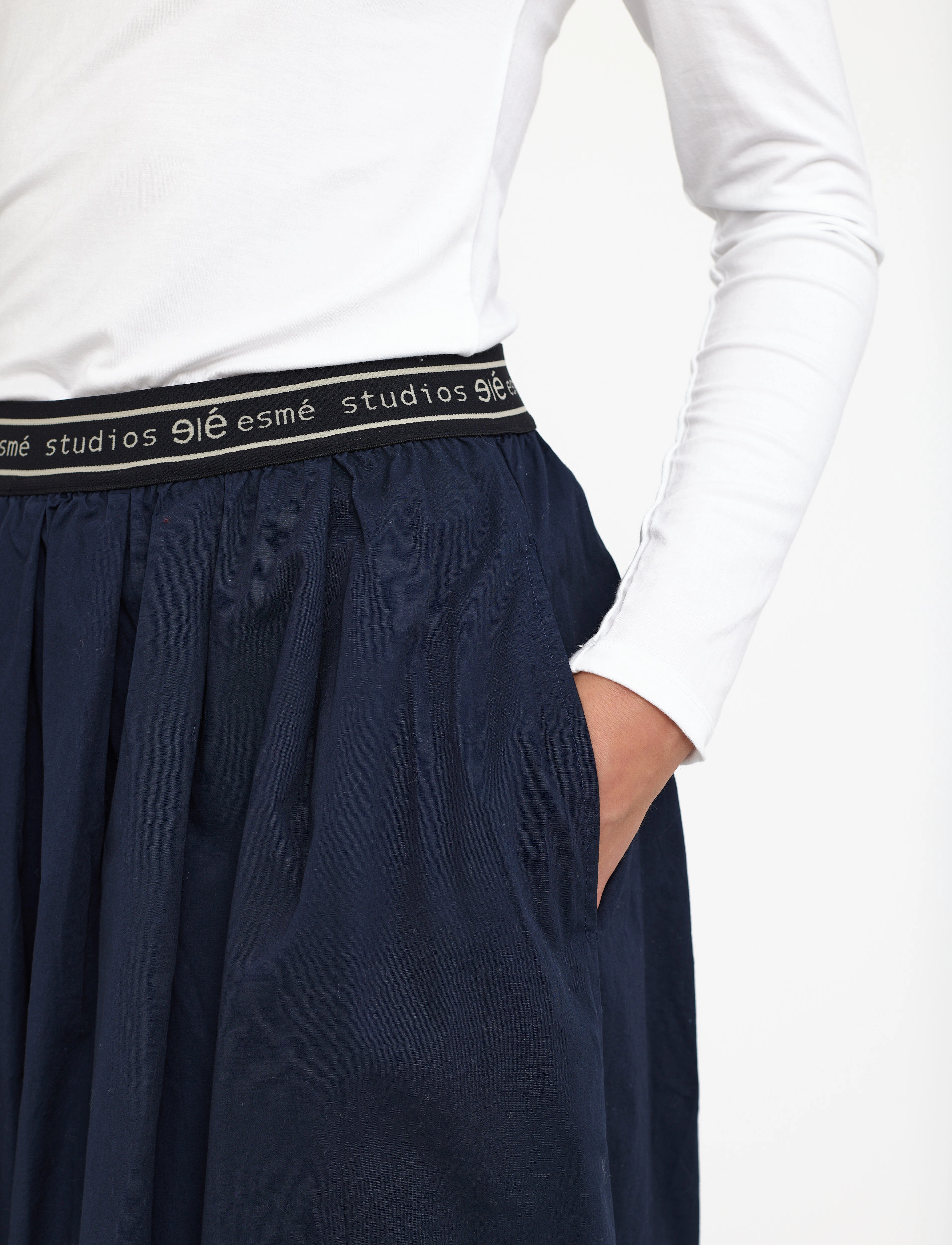 Esme Studios - ESCalla Midi Skirt - dark sapphire - 4