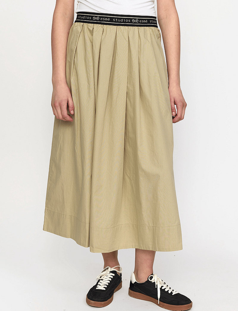 Esme Studios - ESCalla Midi Skirt - elm - 0