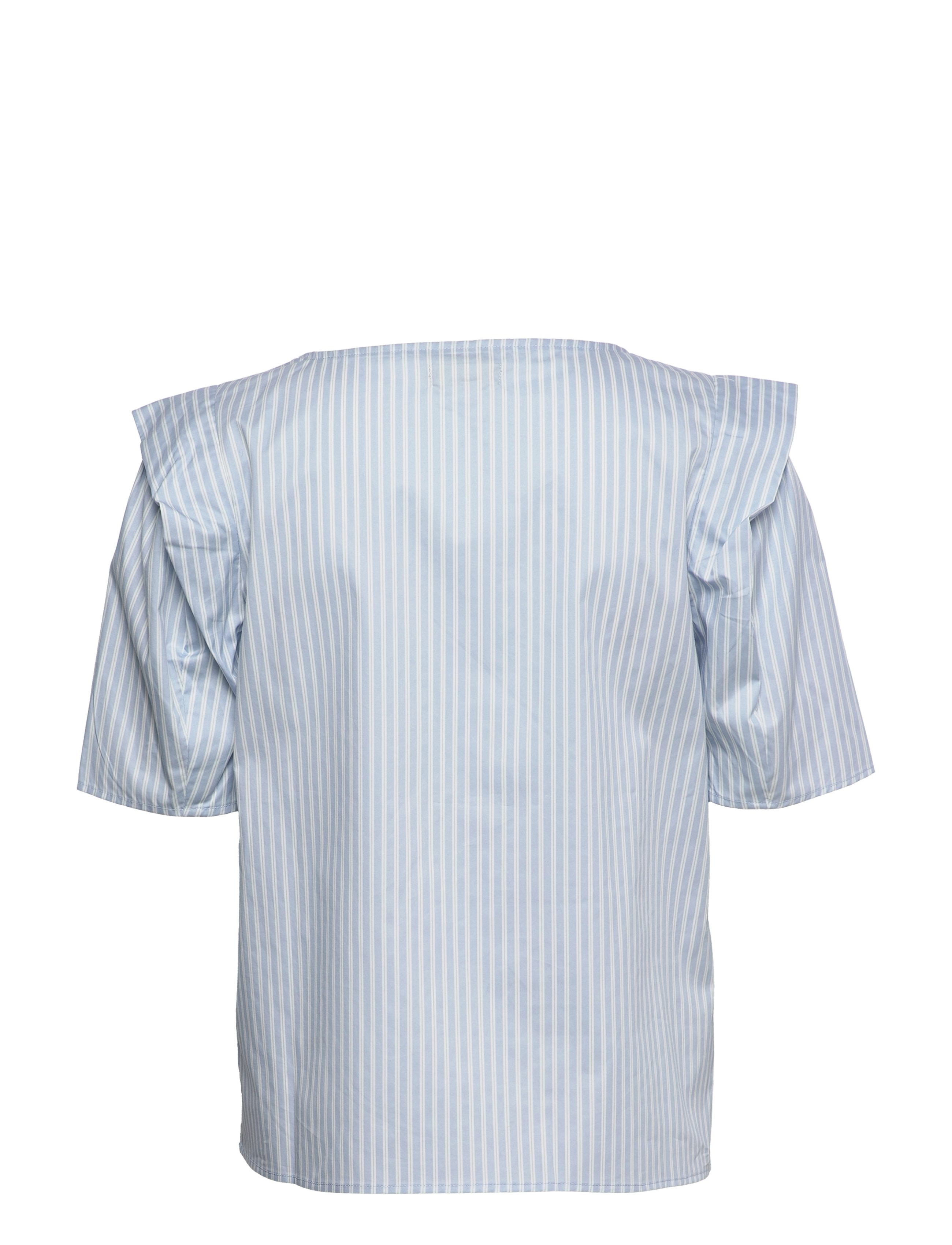 Esme Studios - ESGinny SS Blouse - celestial blue stripe - 1