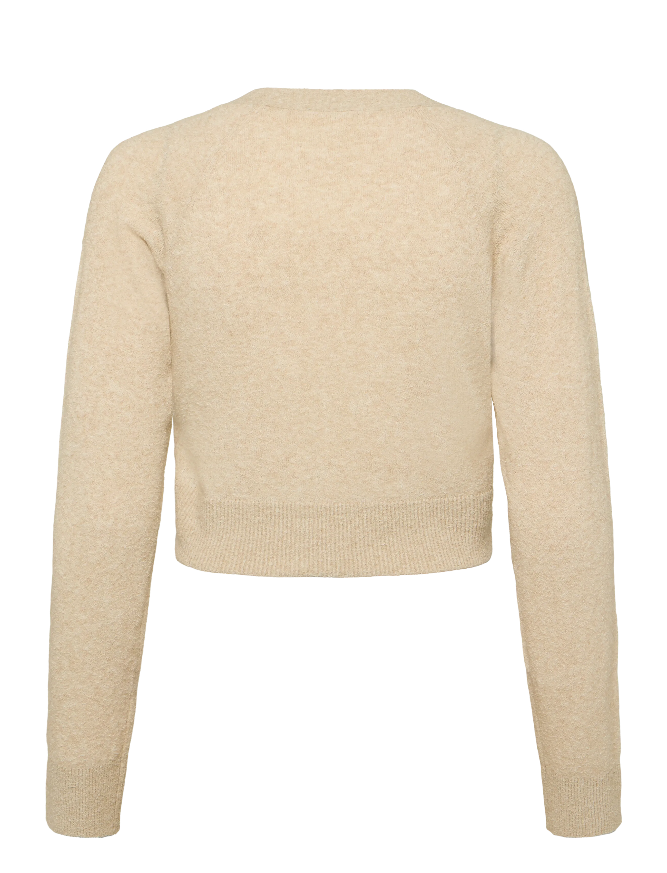 Esme Studios - ESRim Knit Cardigan - crop tops - sand - 1