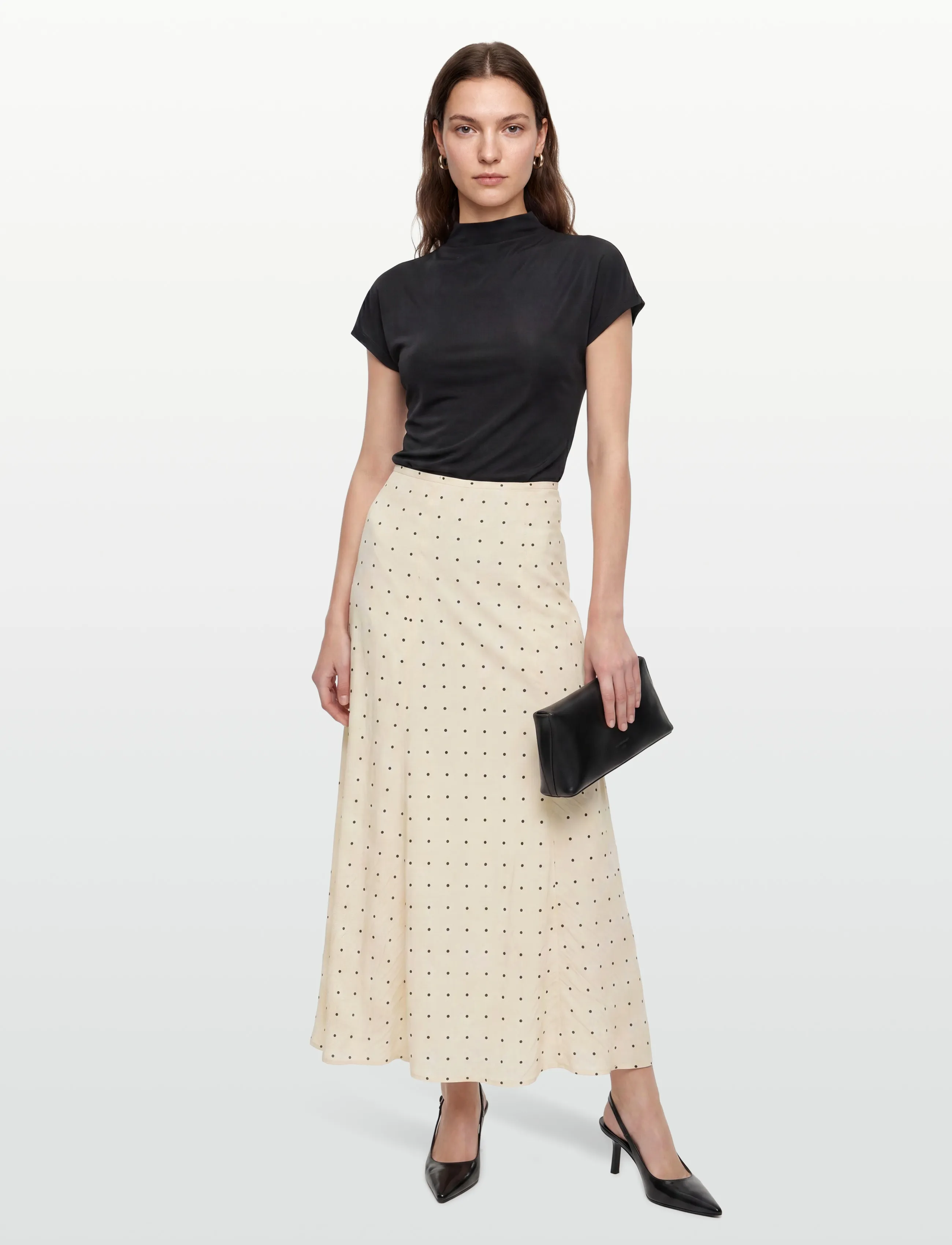 Esme Studios - ESMalia Skirt - maxikjolar - whitecap gray - 0